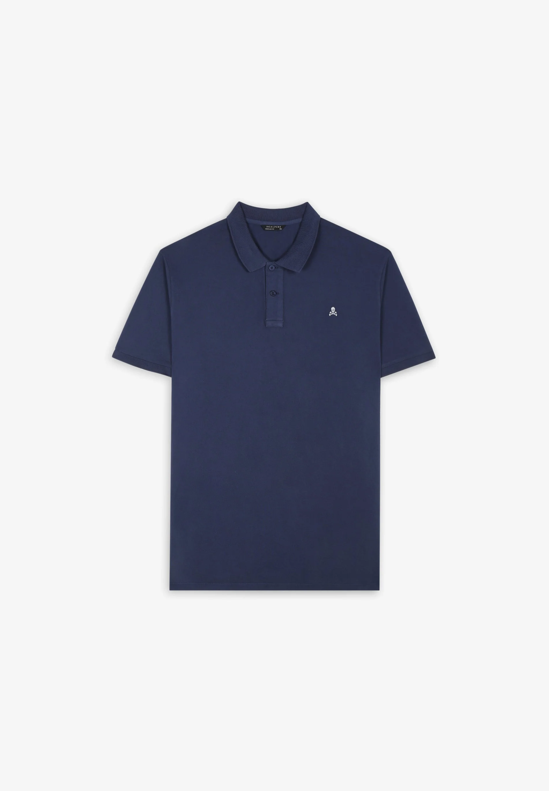 POLO BÁSICO CALAVERA CONTRASTE