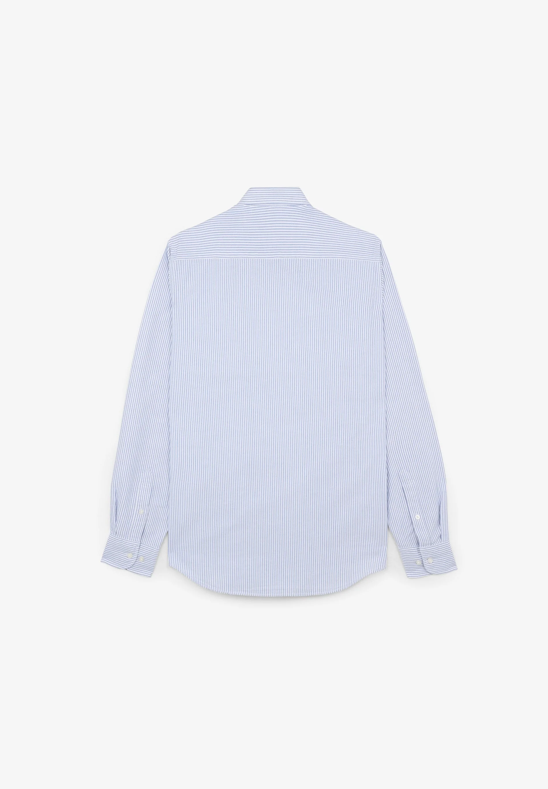 OXFORD SHIRT WITH CONTRAST SKULL PRINT - Image 3