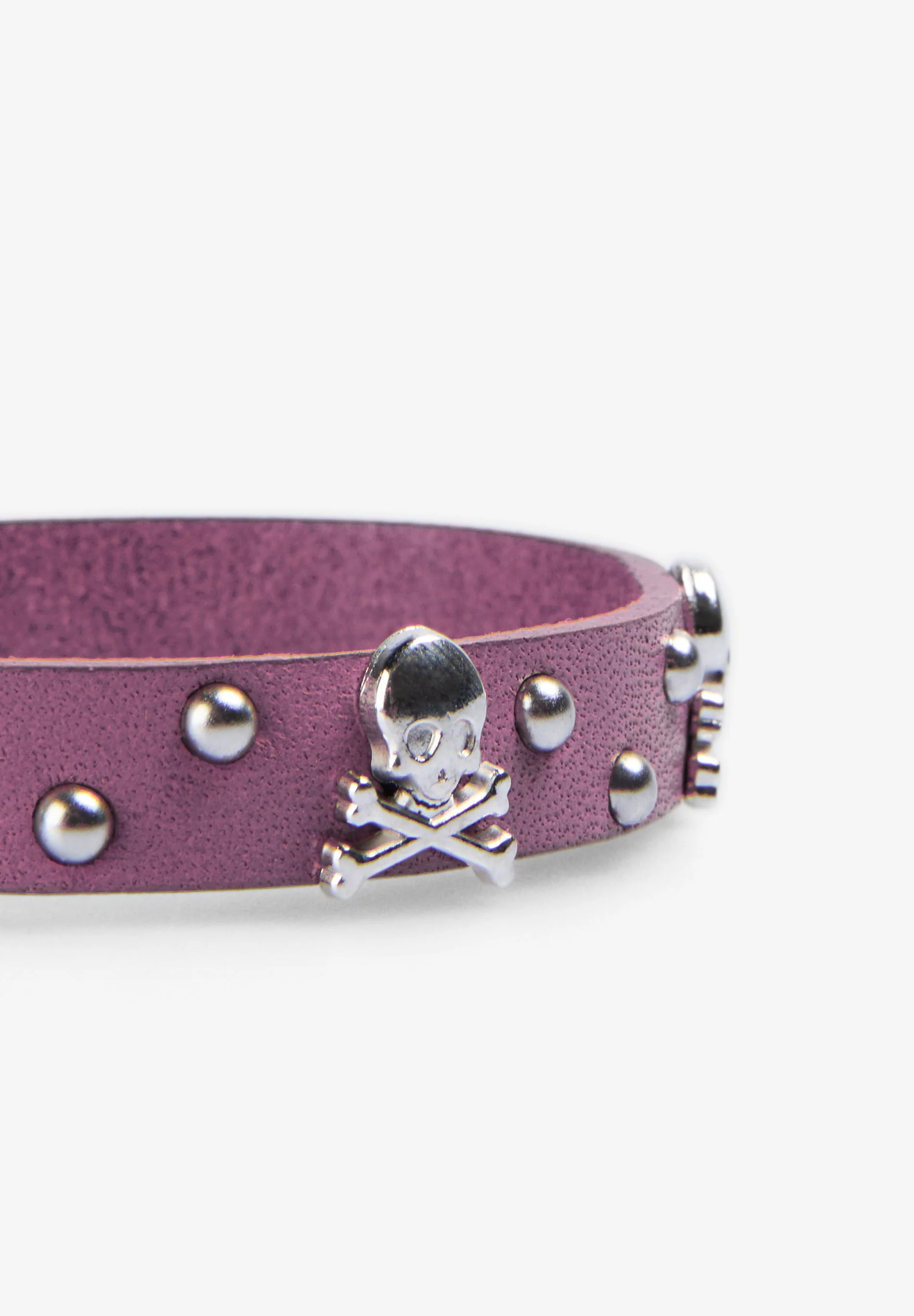 BRACELET WITH SKULL STUDS - Image 2