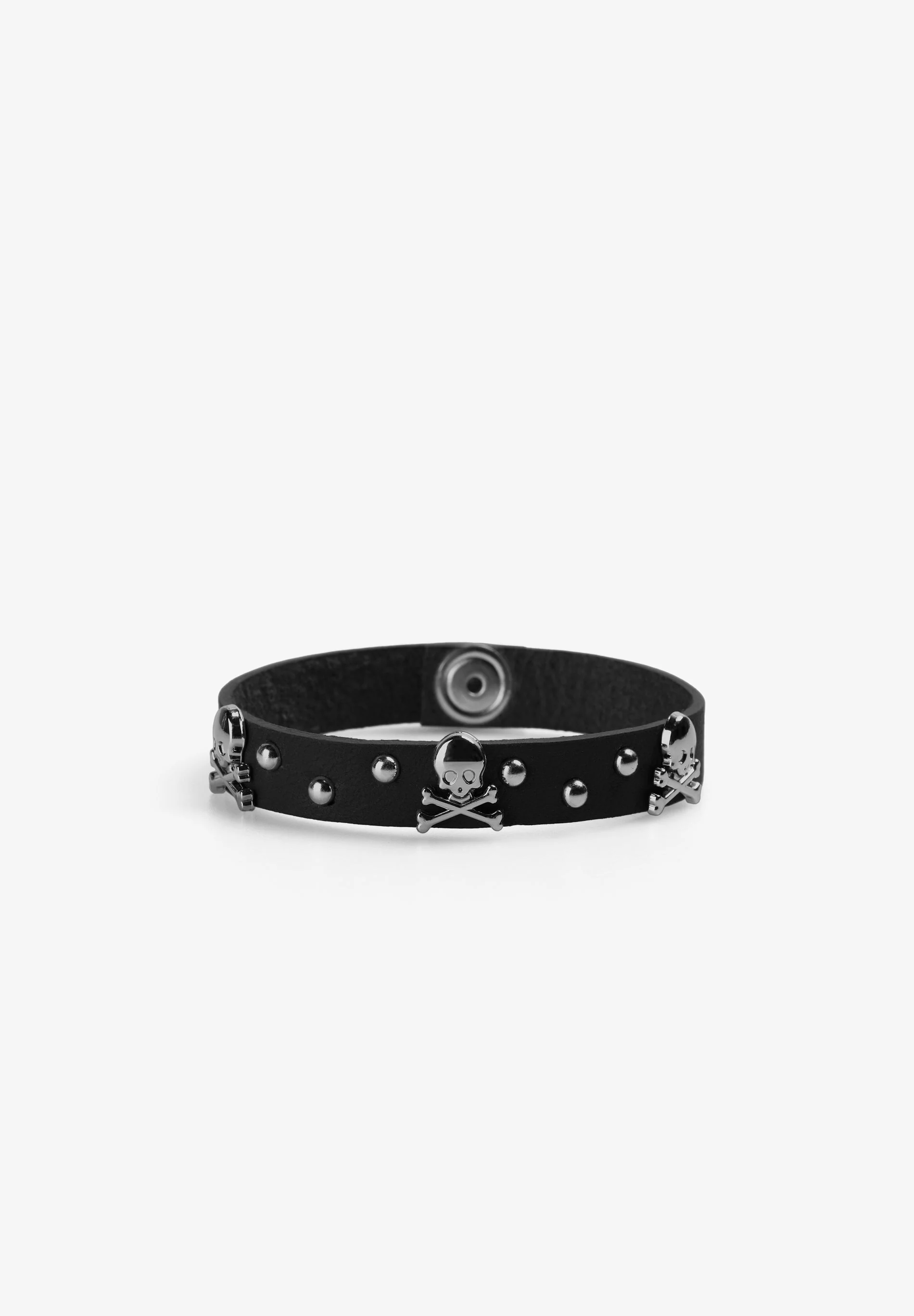 BRACELET WITH SKULL STUDS