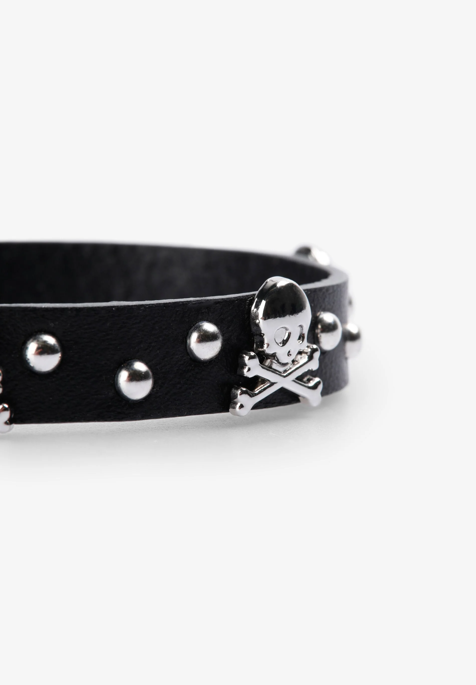 BRACELET WITH SKULL STUDS - Image 2