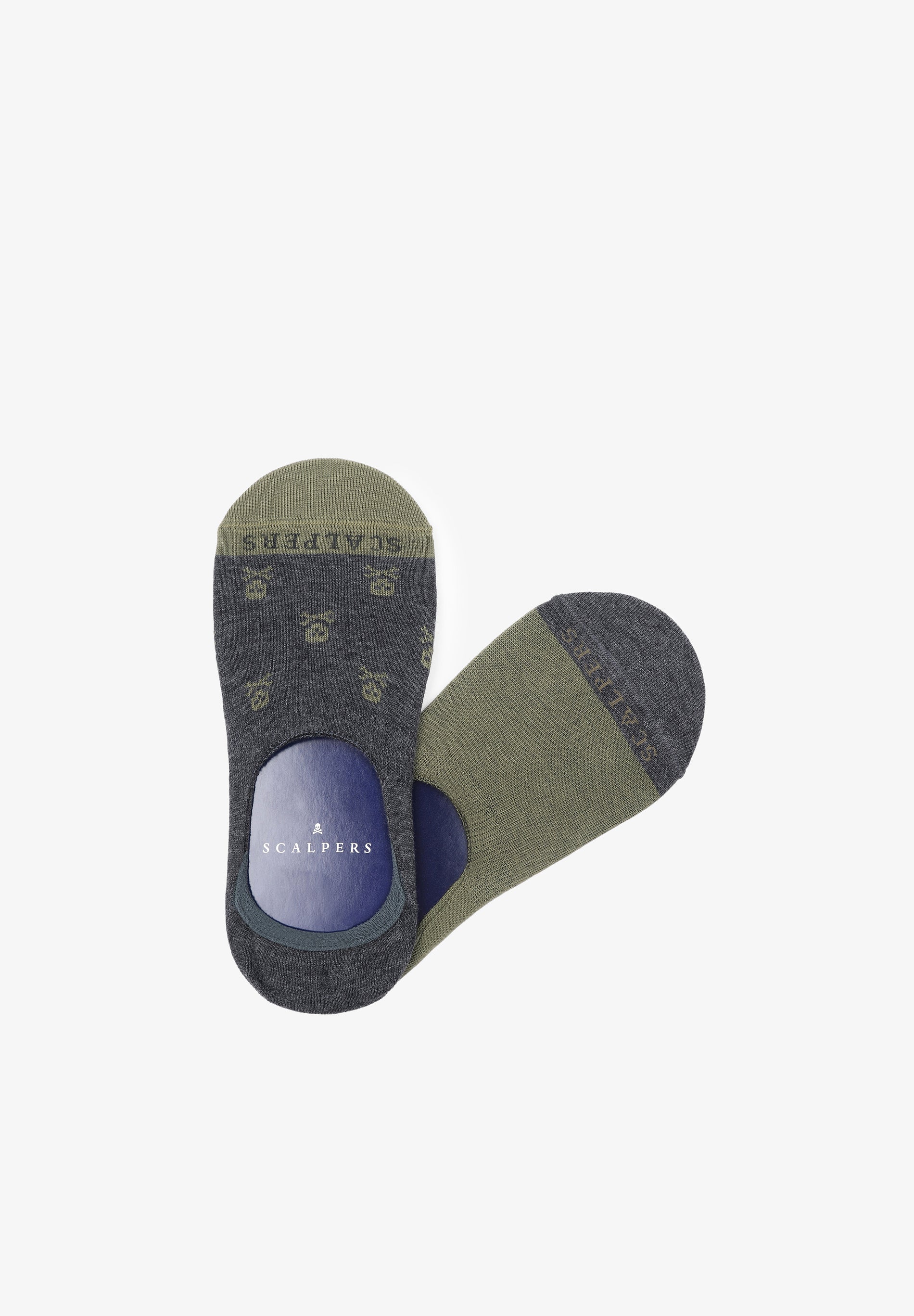 PACK OF SHOE LINER SOCKS WITH SKULLS - Image 2