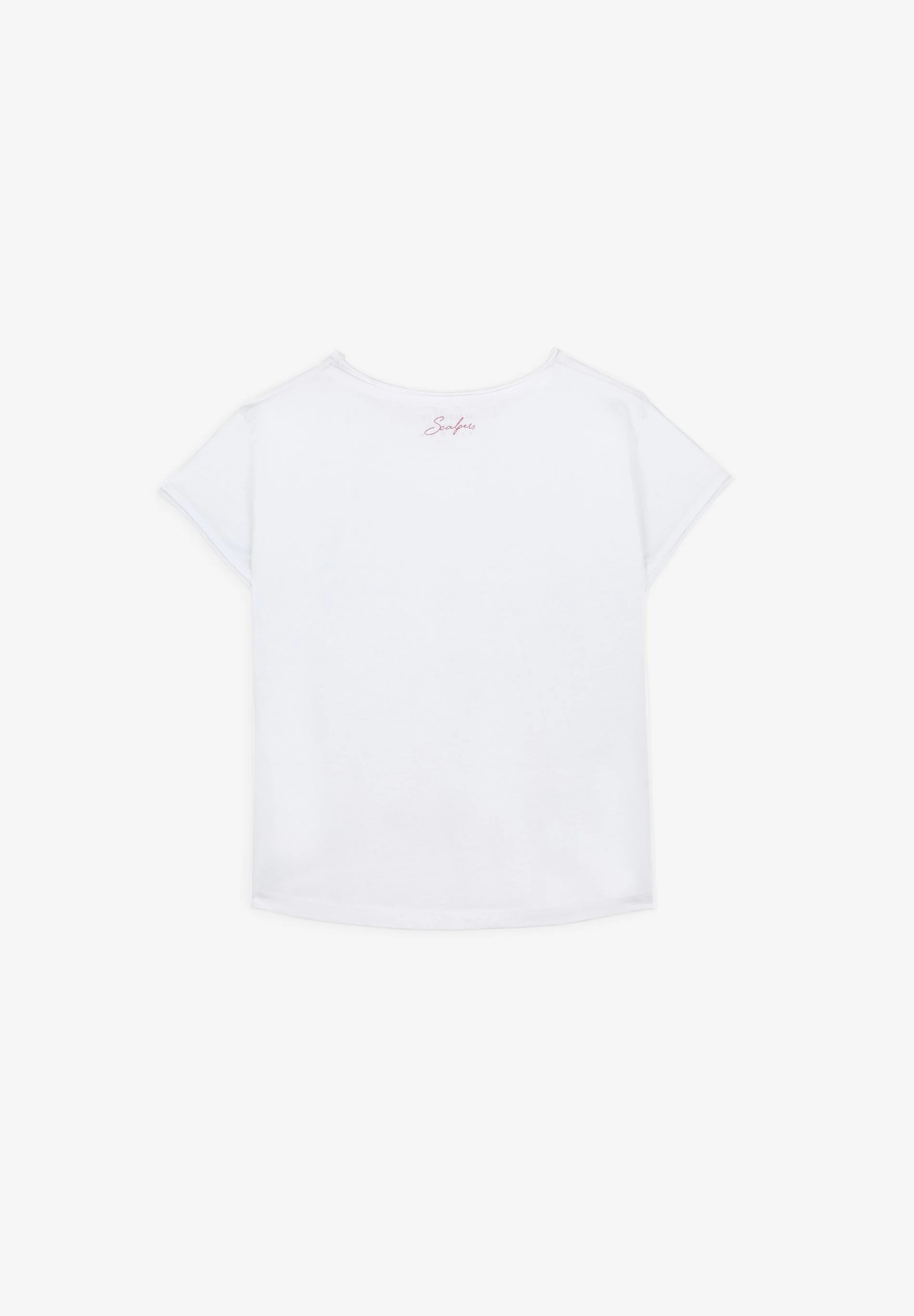 BASIC T SHIRT WITH CONTRAST SKULL - Image 2