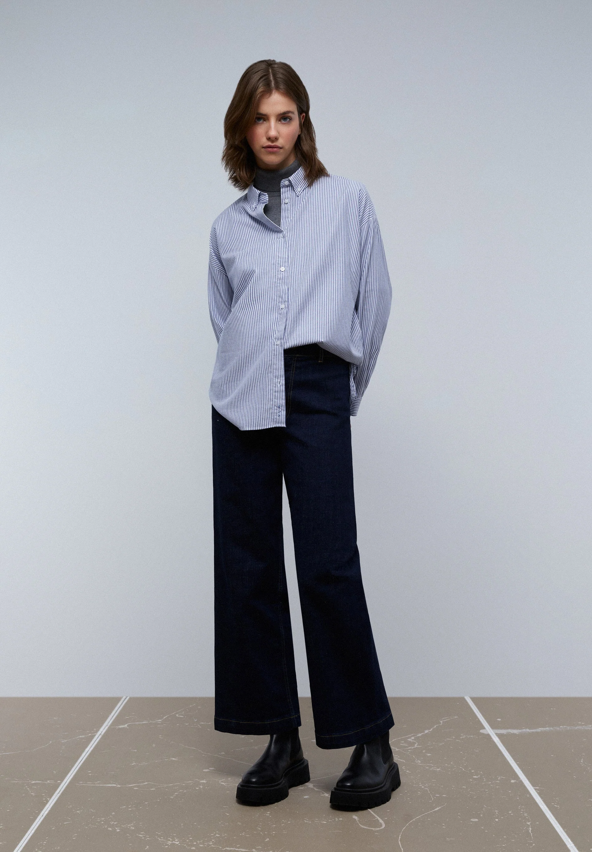 OXFORD SHIRT WITH BUTTON-DOWN COLLAR - Image 2
