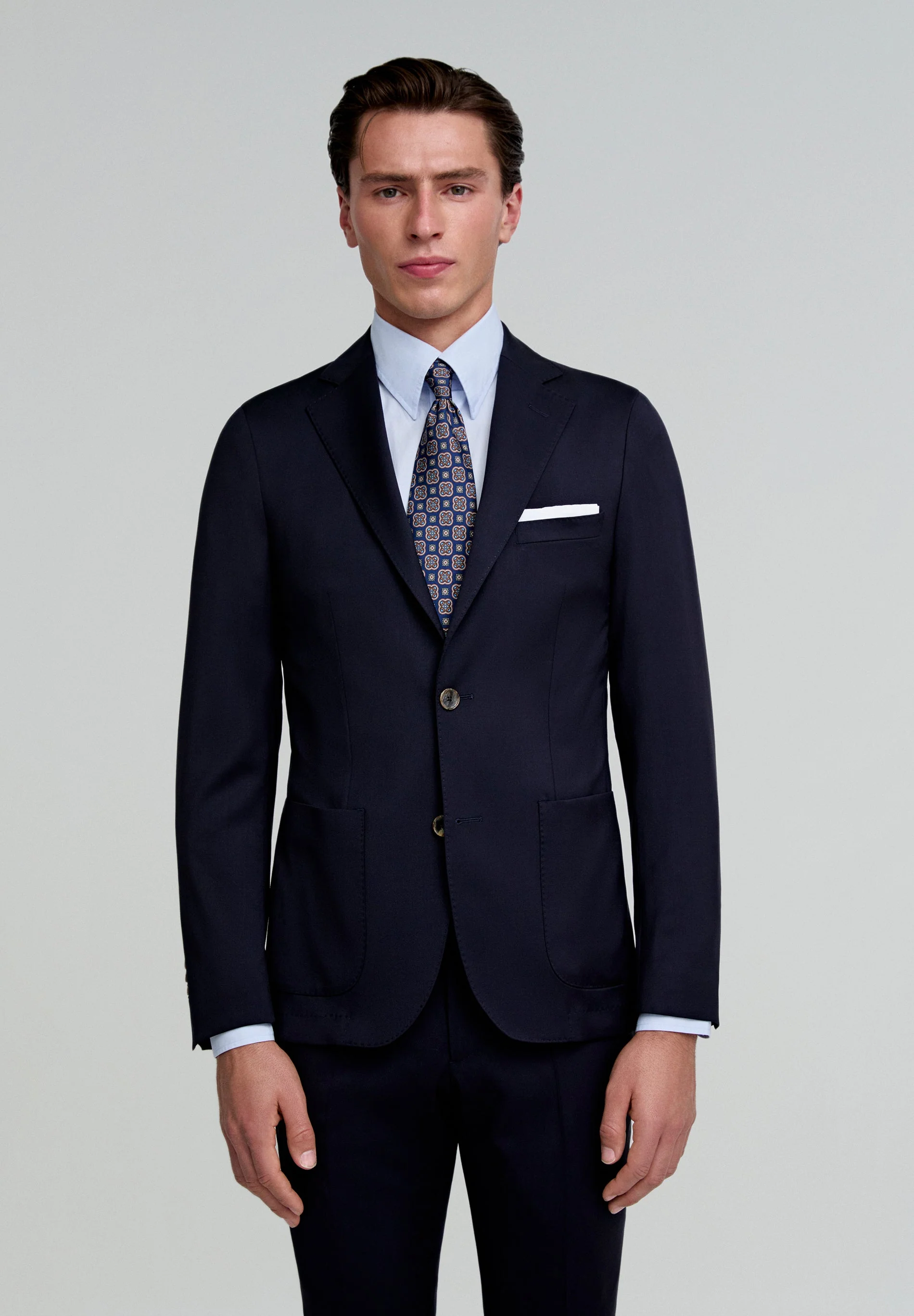 CLASSIC BLUE WOOL SUIT - Image 2