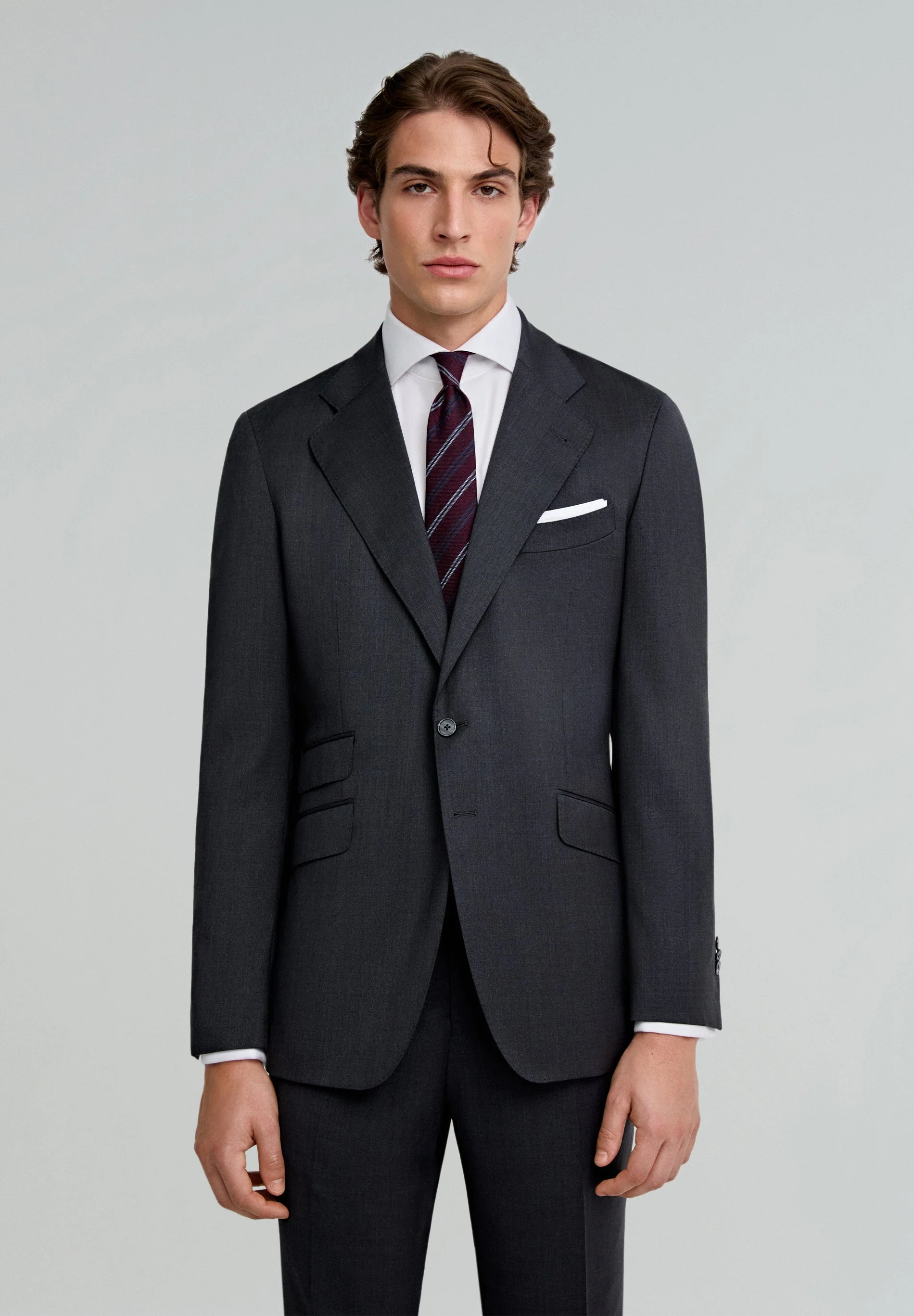 GREY WOOL SUIT - Image 2