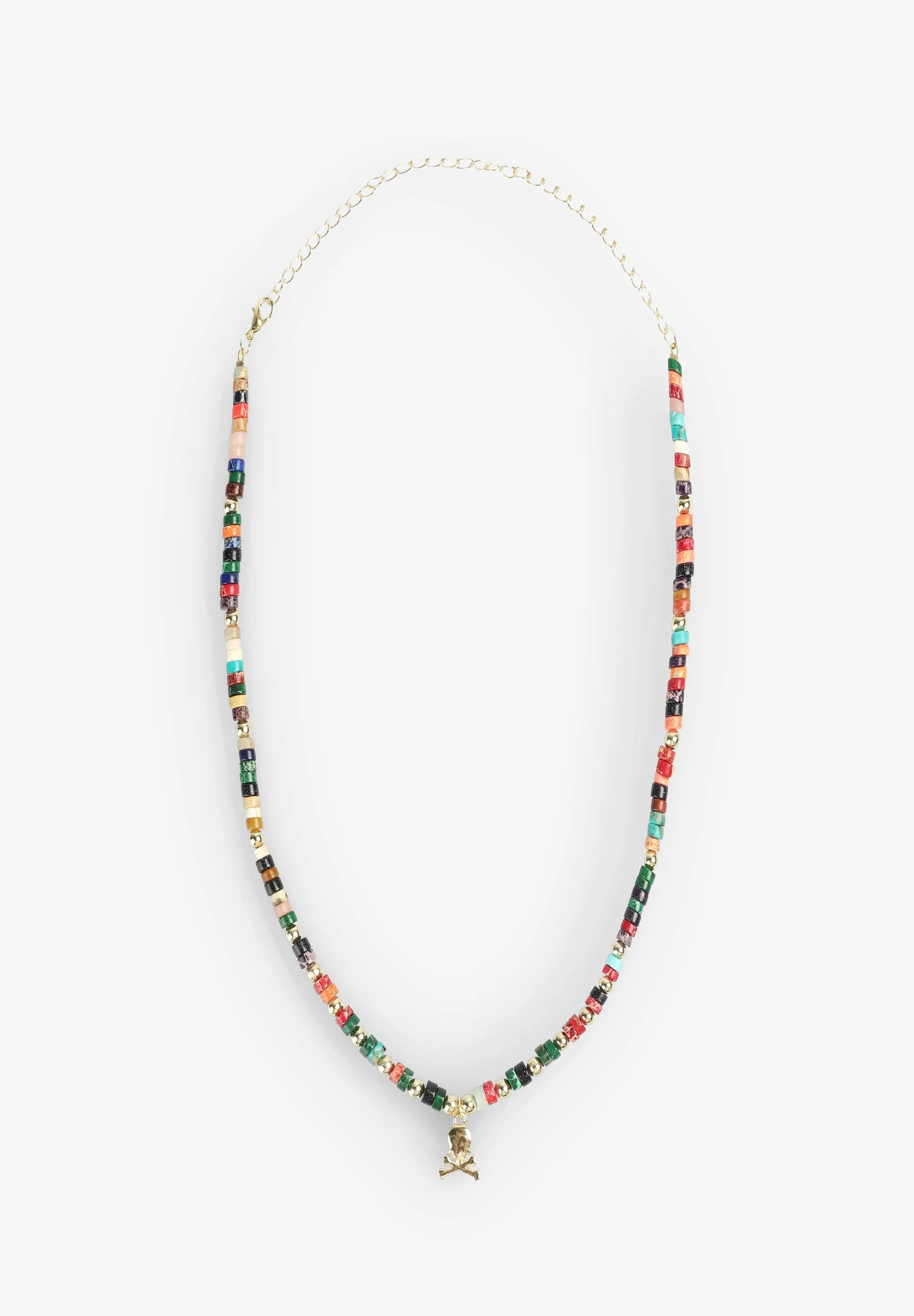 MC UNISKULL STONES NECKLACE