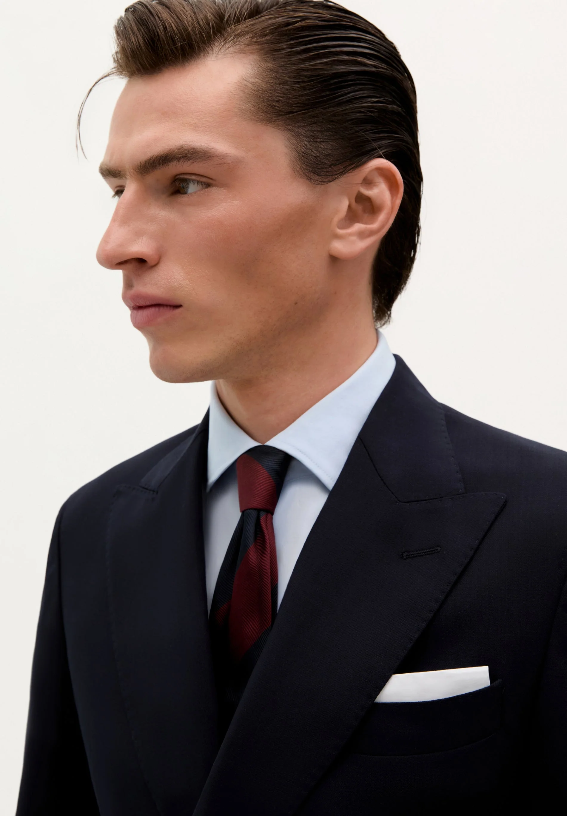 MARZOTTO COLD WOOL DOUBLE BREASTED BLAZER - Image 3