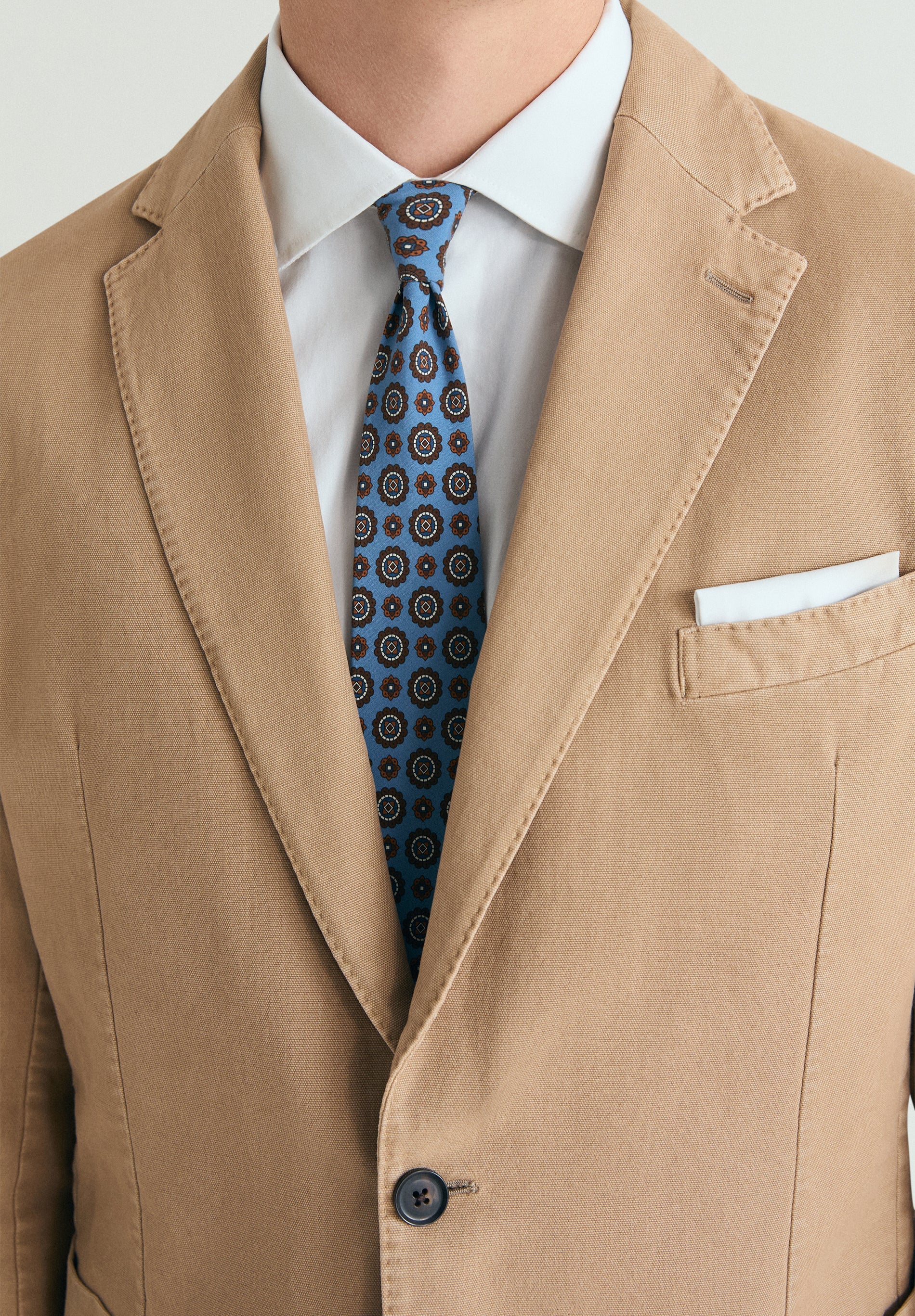 LIGHTWEIGHT COTTON BLAZER - Image 5