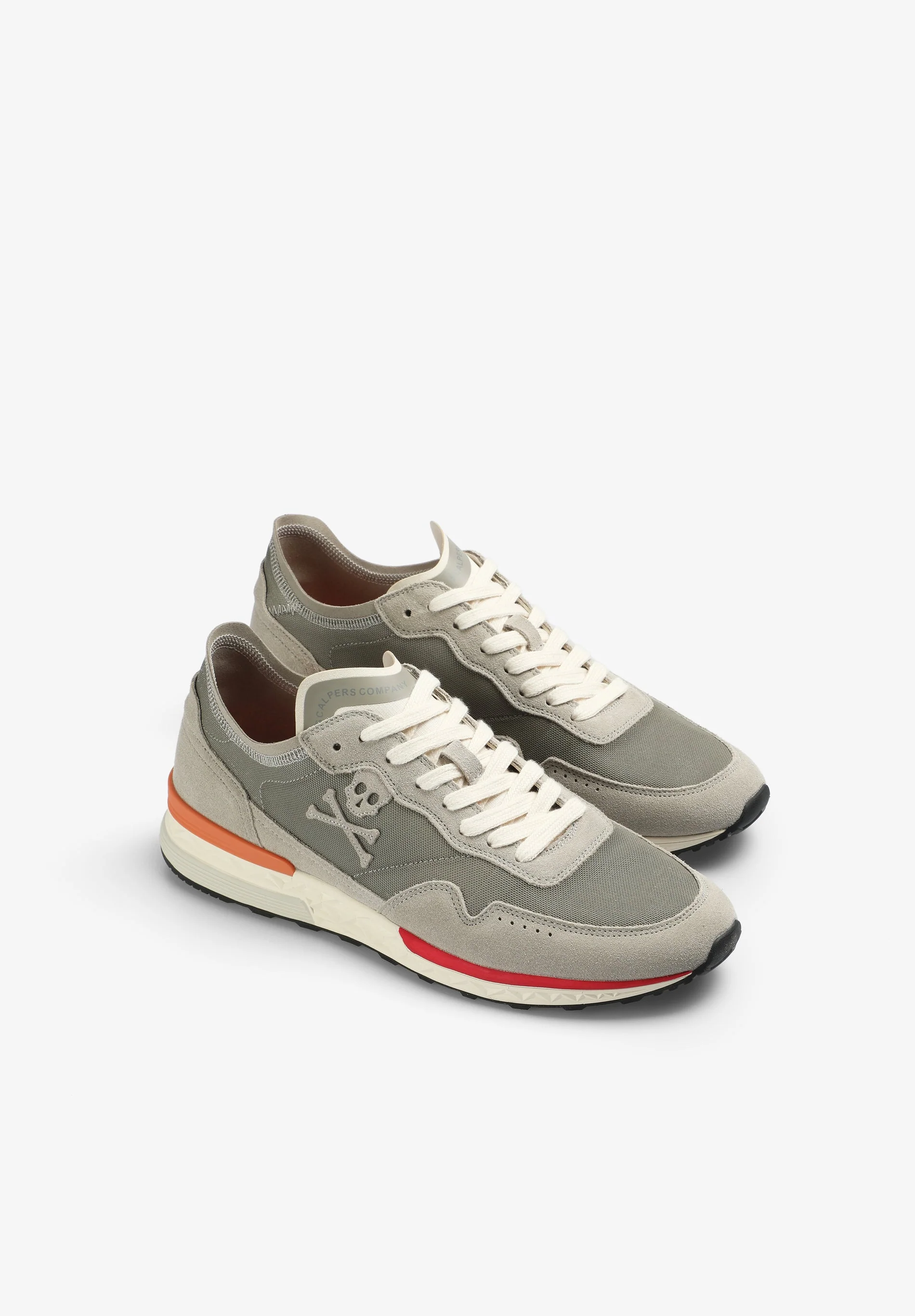 SKULL SNEAKERS WITH CONTRAST DETAIL - Image 2