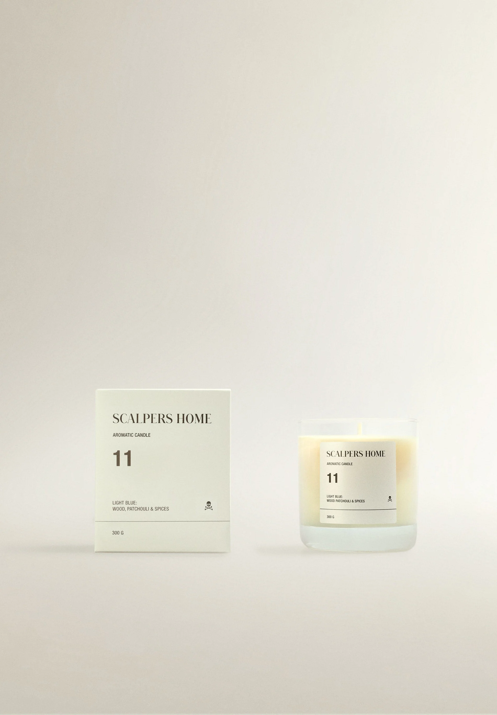 11 LIGHT BLUE 300G SCENTED CANDLE - Image 4