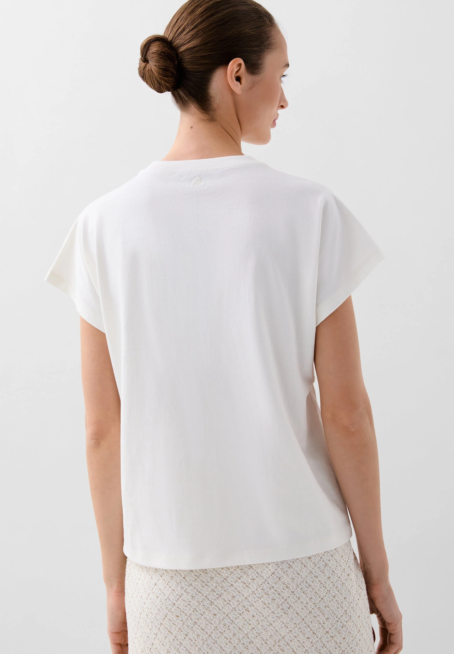 T-SHIRT WITH CROCHET DETAIL - Image 5