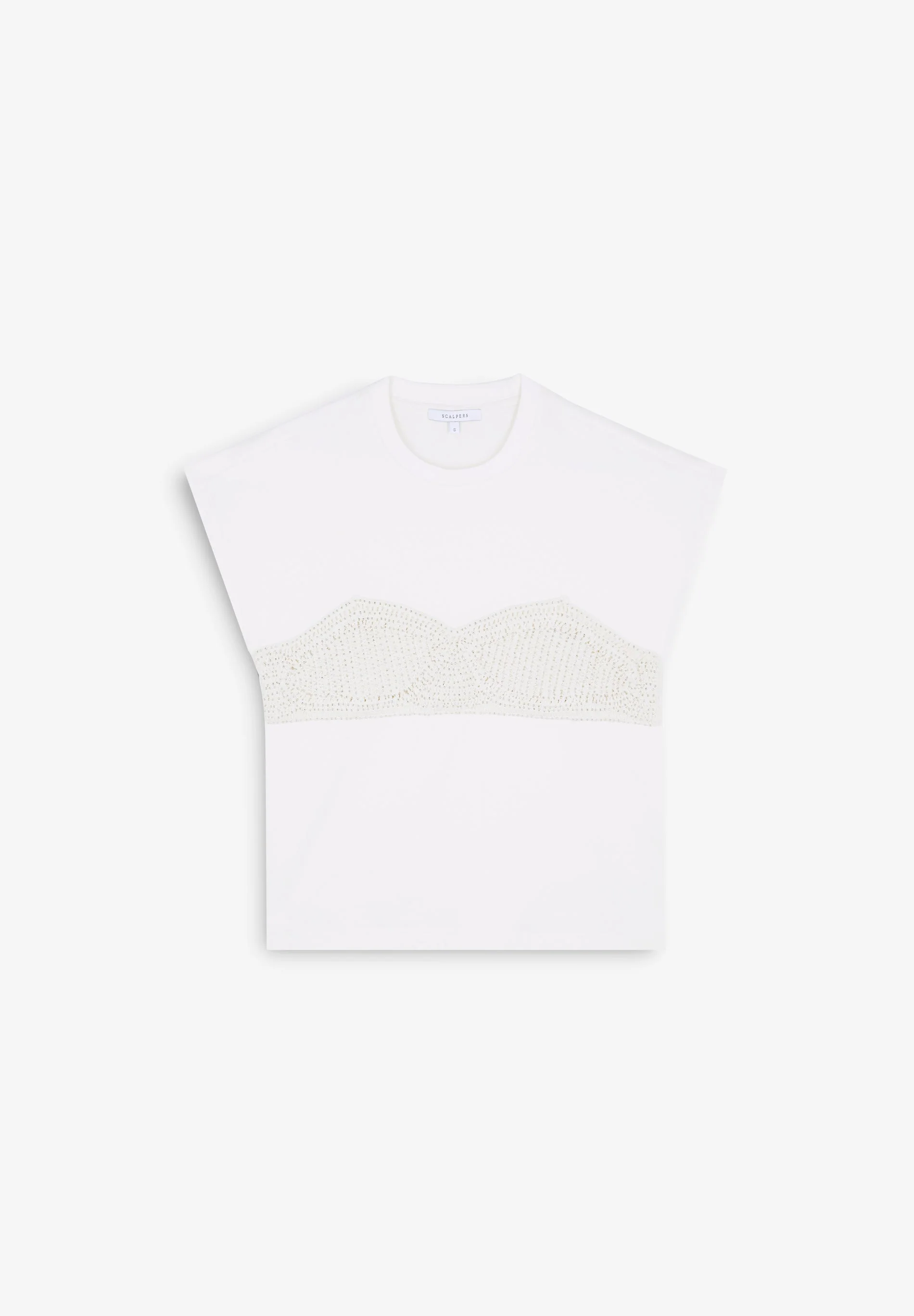 T-SHIRT WITH CROCHET DETAIL - Image 6