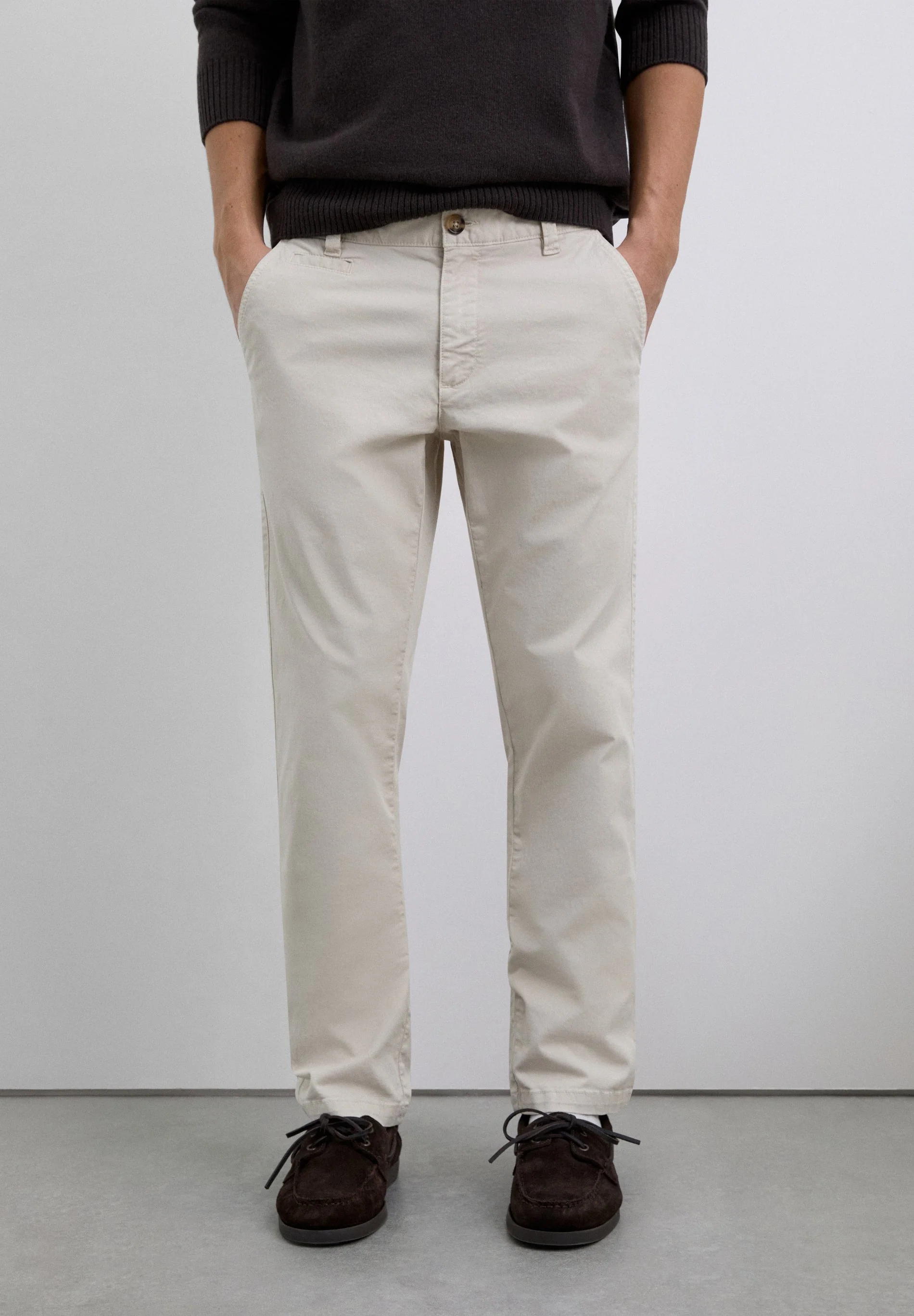 CASUAL CHINO TROUSERS - Image 2