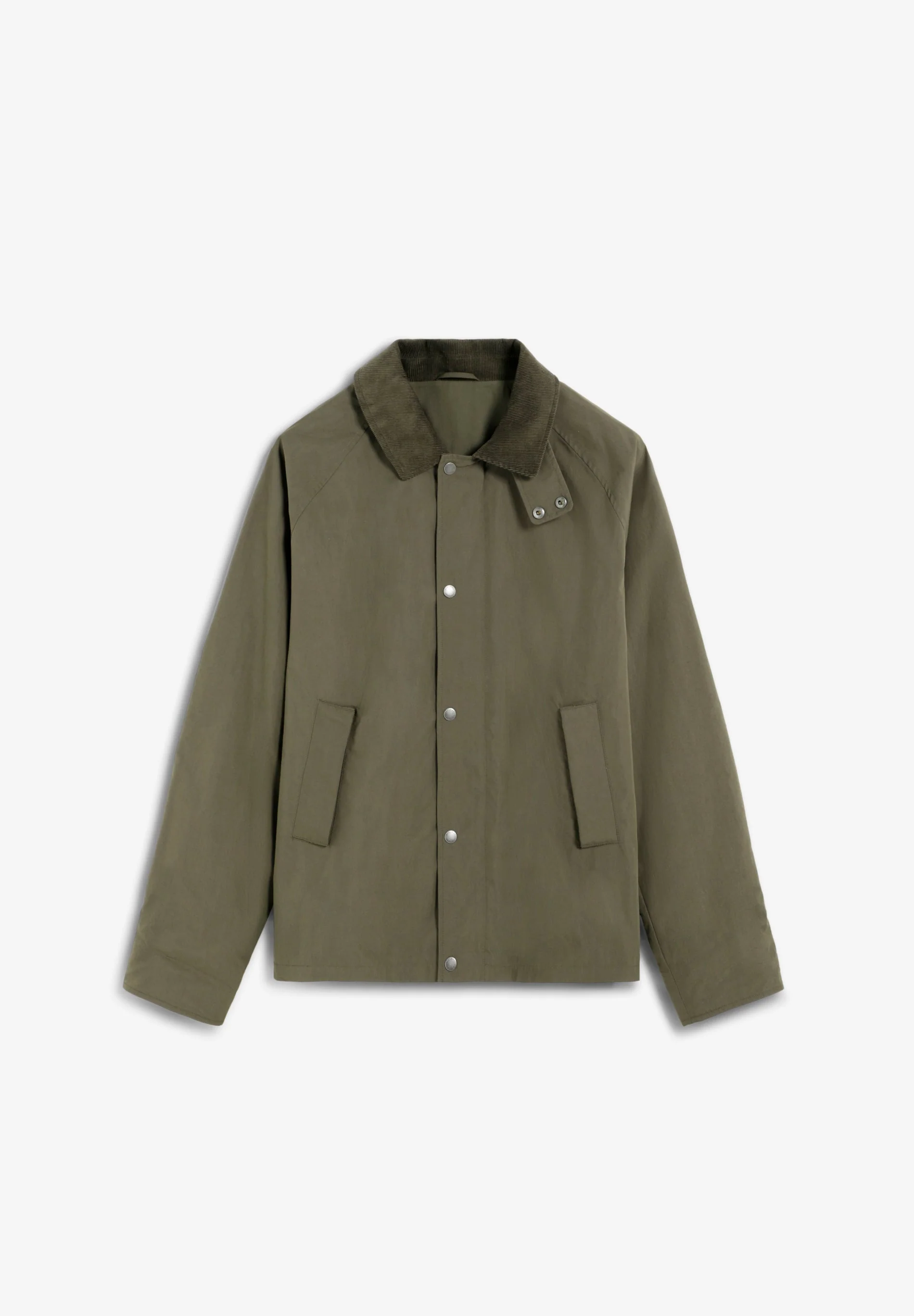 BOXY JACKET WITH CORDUROY COLLAR - Image 6