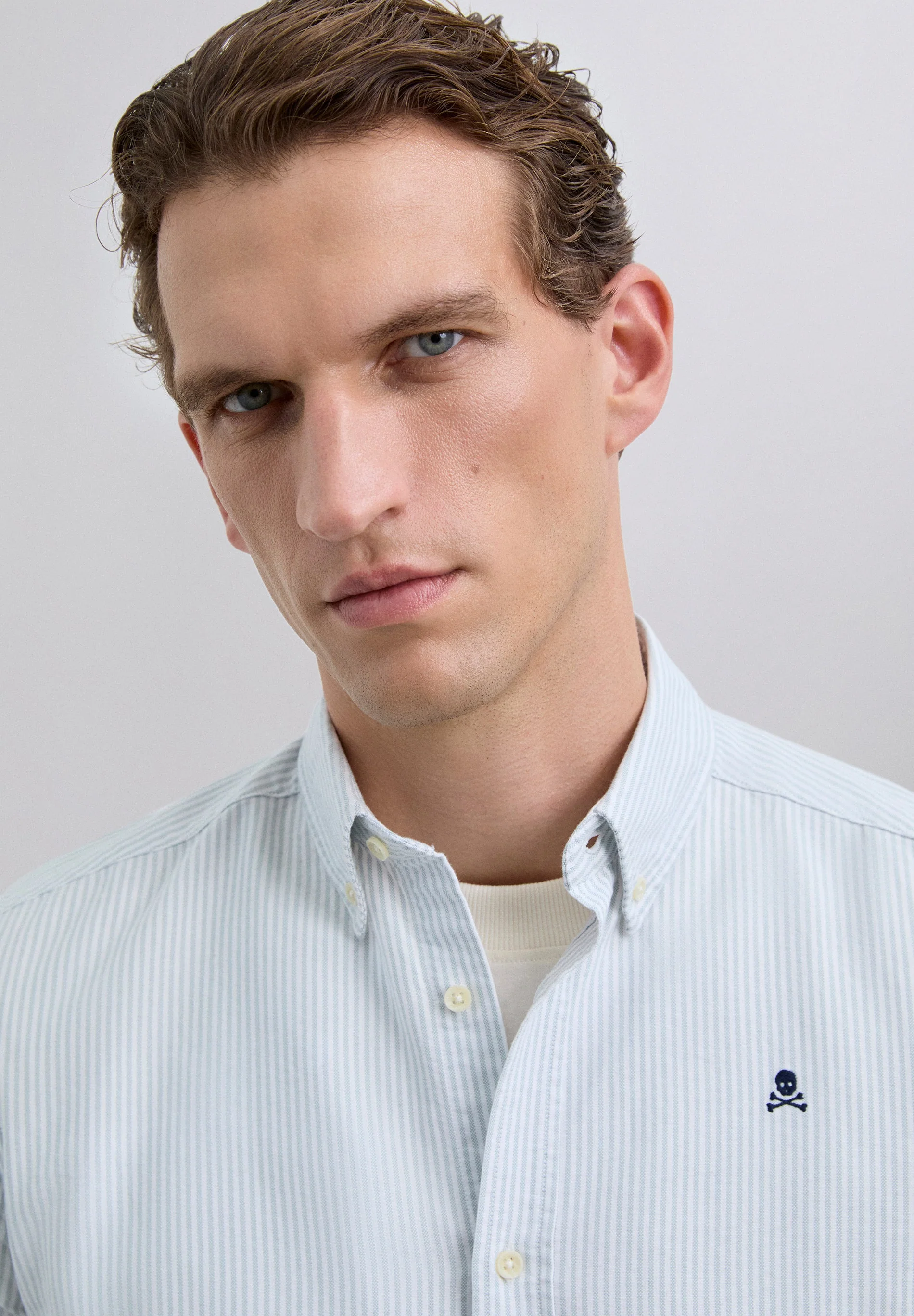 STRIPED OXFORD SHIRT - Image 2
