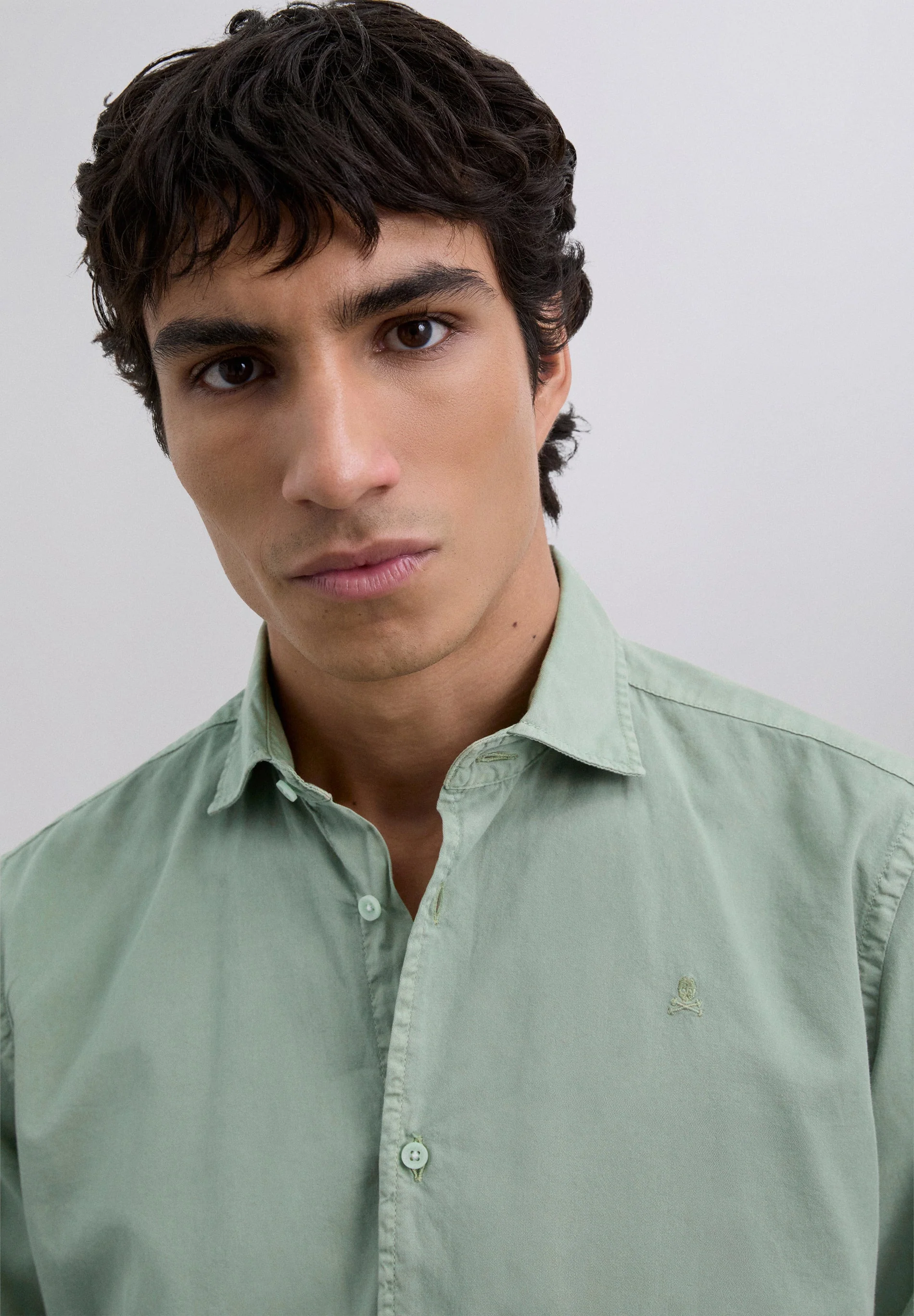 REGULAR FIT EMBROIDERED SHIRT - Image 3
