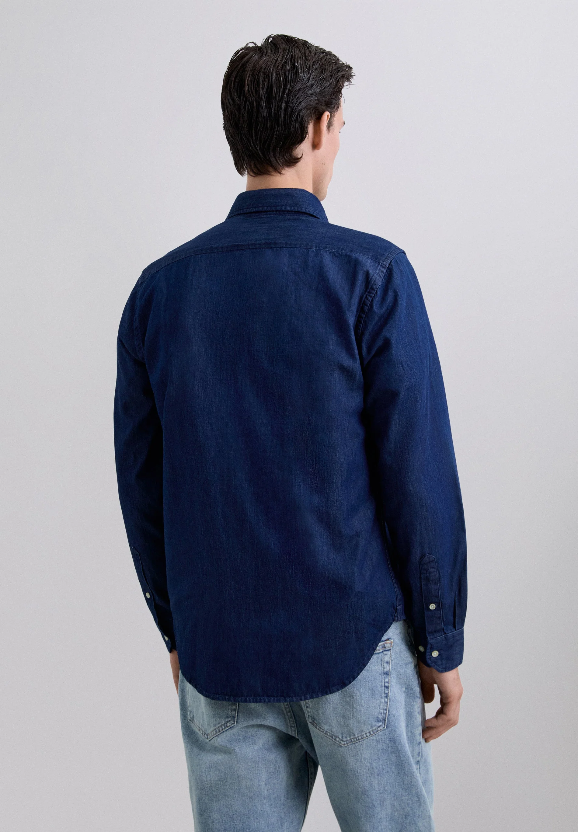 DENIM COTTON SHIRT - Image 3
