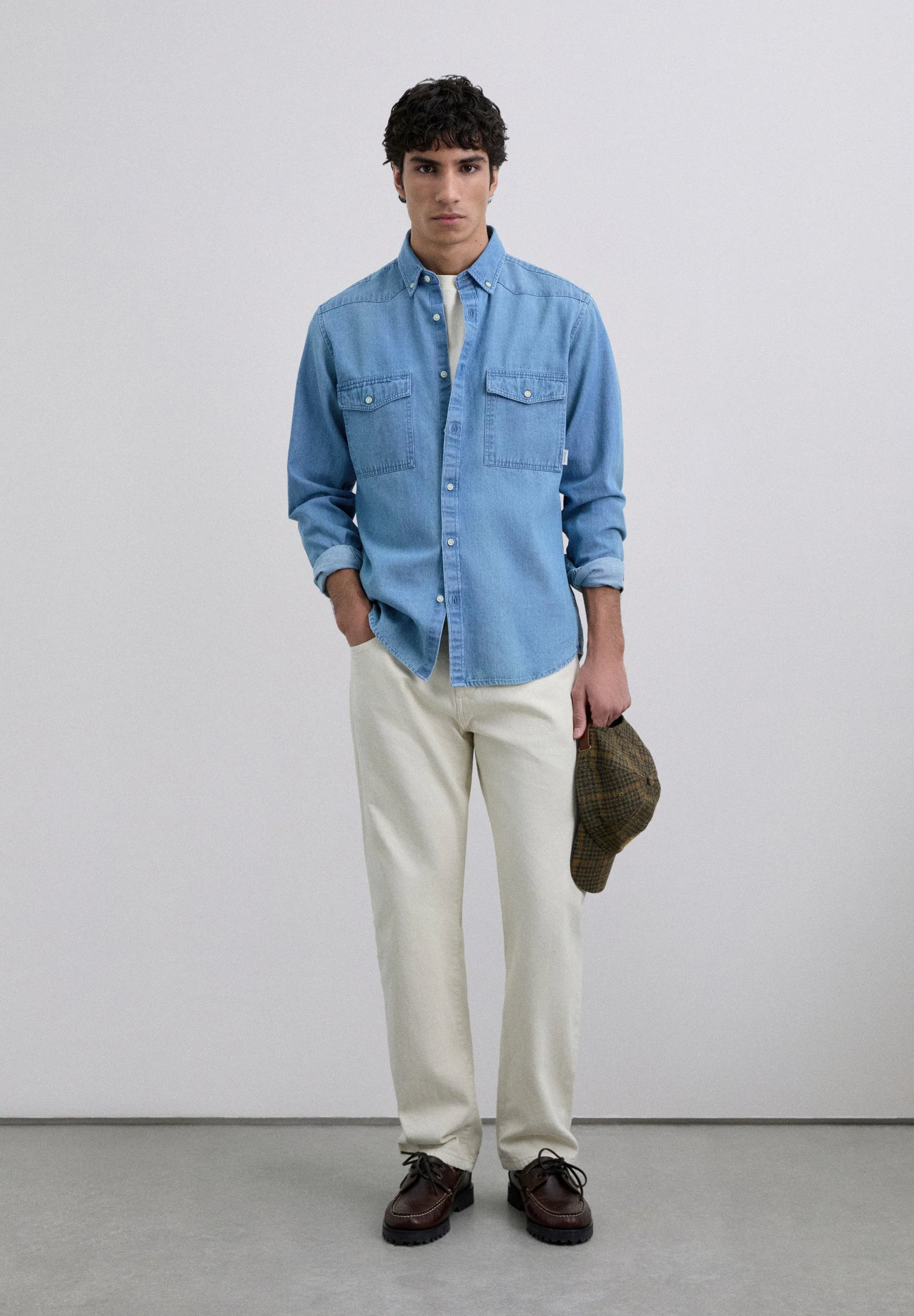 DENIM COTTON SHIRT - Image 3