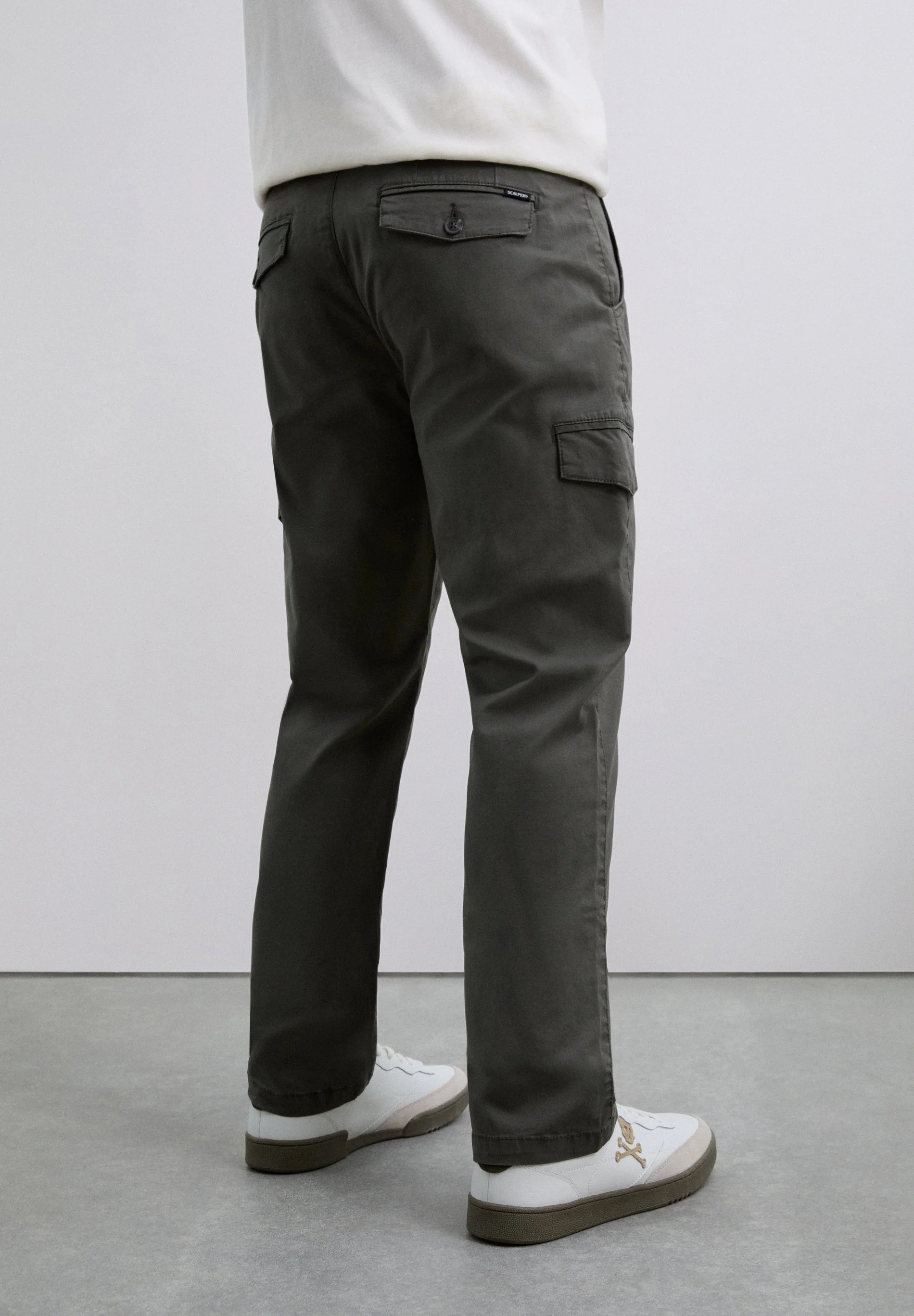 SLIM FIT CARGO TROUSERS - Image 6