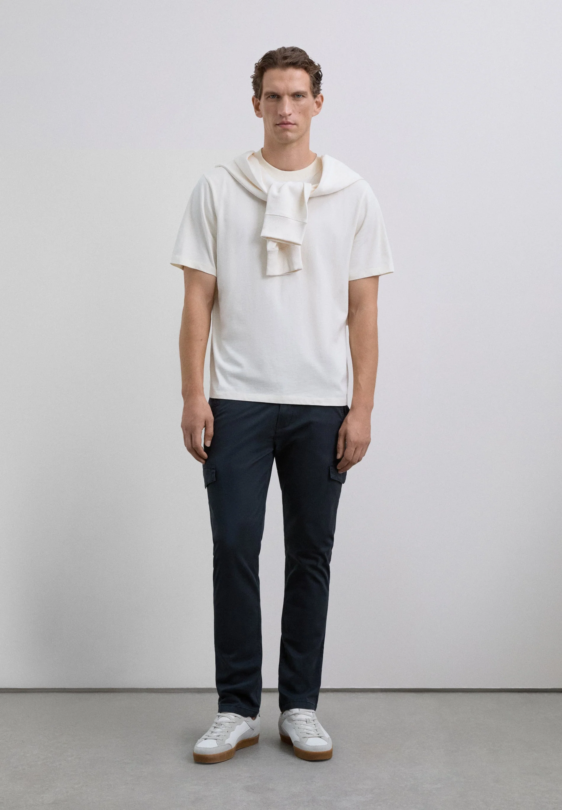 SLIM FIT CARGO TROUSERS