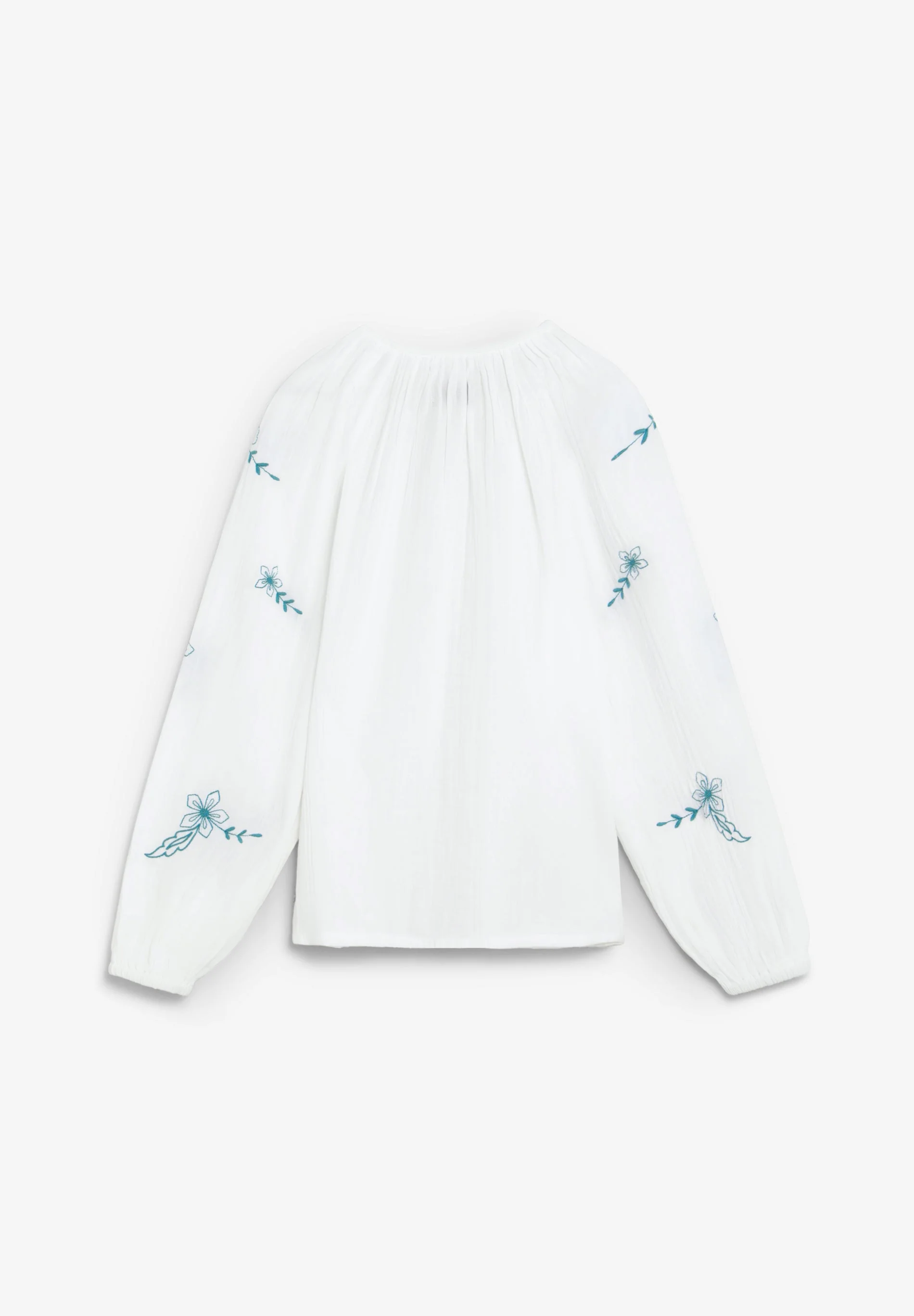 BLOUSE WITH EMBROIDERED DETAILS - Image 8