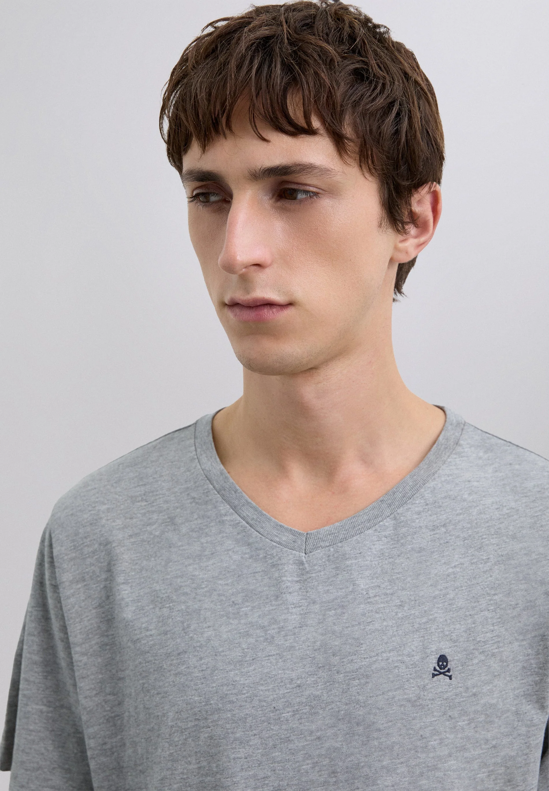 EMBROIDERED SKULL T-SHIRT - Image 2