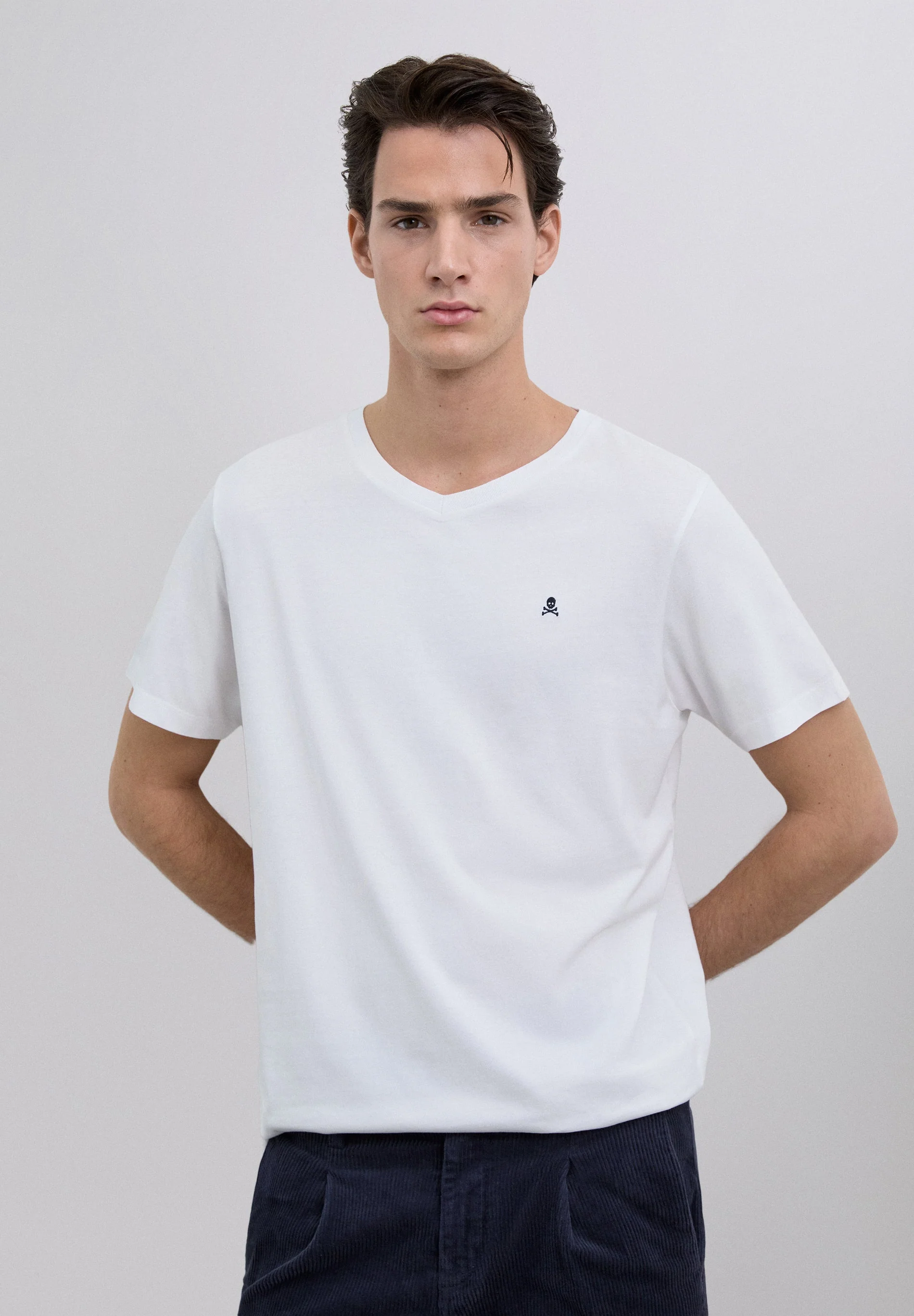 EMBROIDERED SKULL T-SHIRT - Image 2