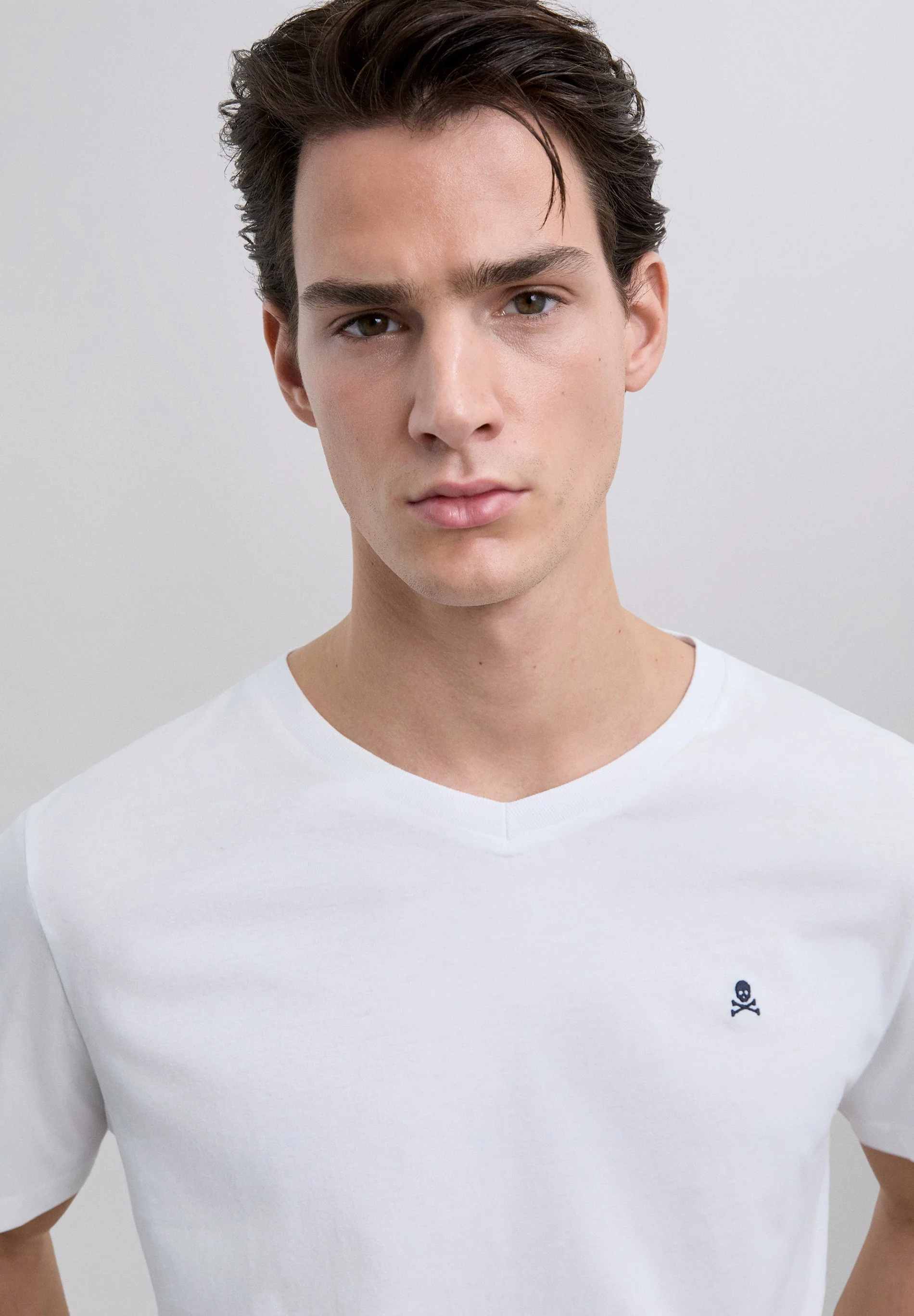EMBROIDERED SKULL T-SHIRT - Image 3