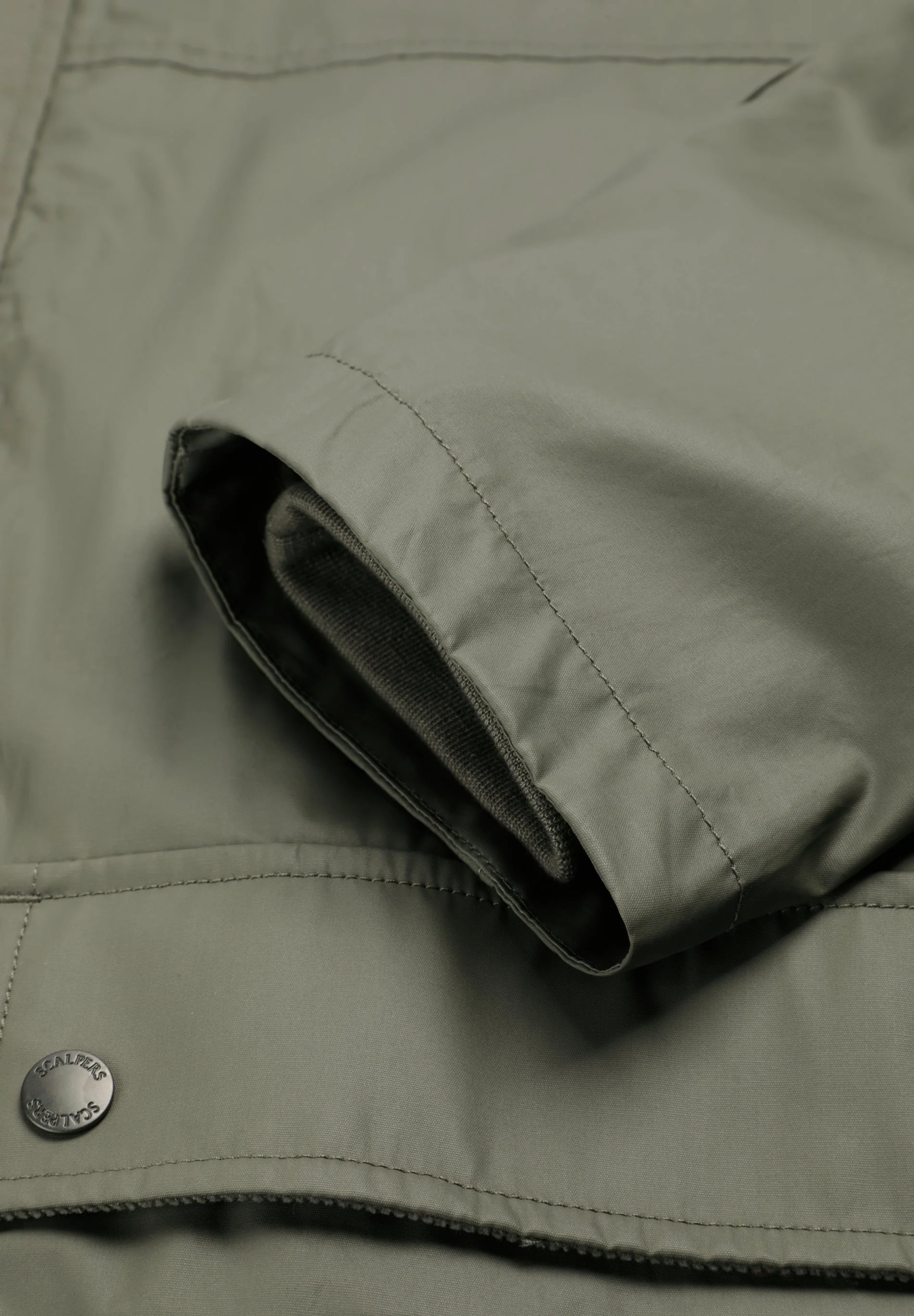 WAXED JACKET WITH SNAP BUTTONS - Image 3
