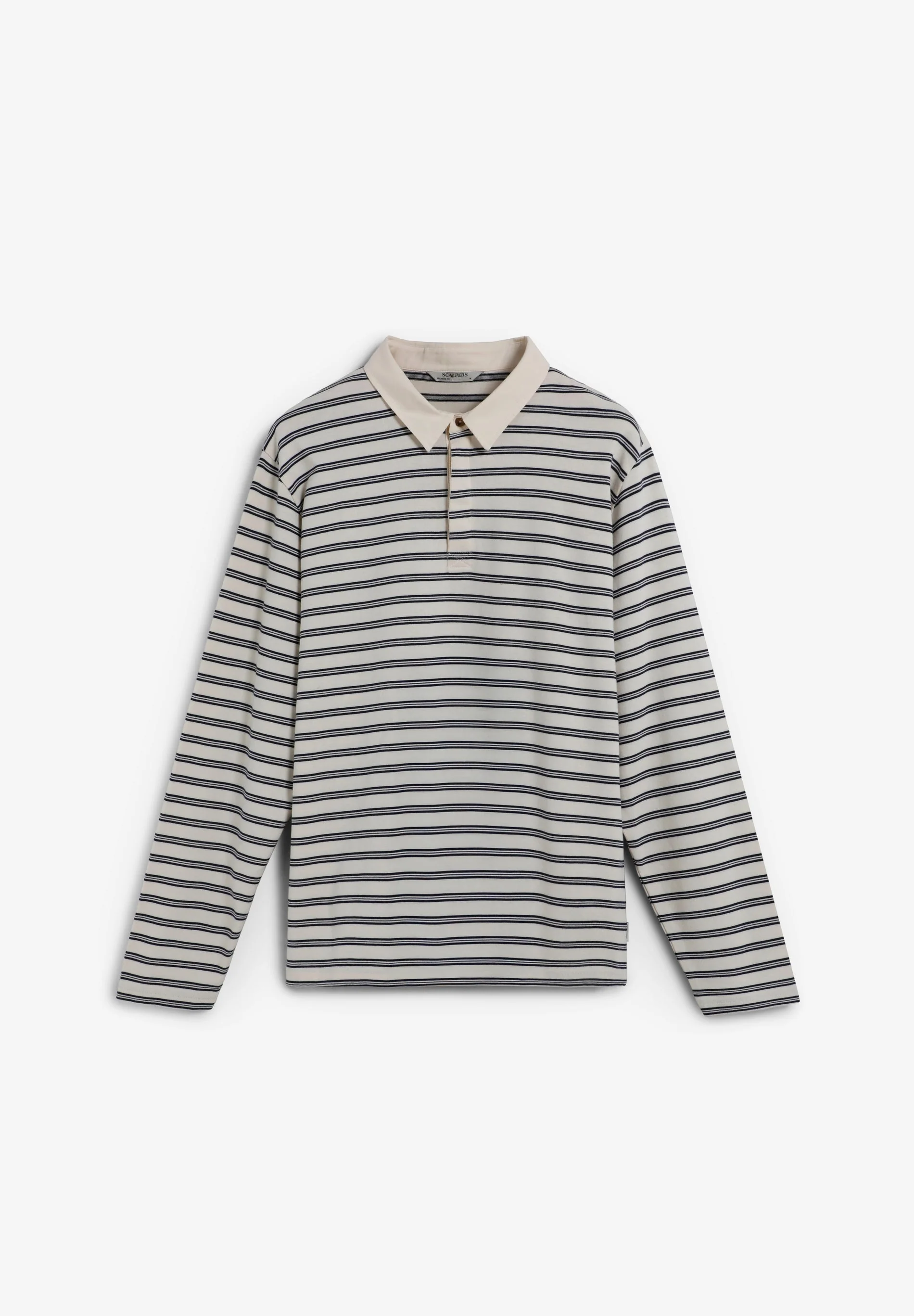RELAXED PRINTED KNIT POLO SHIRT