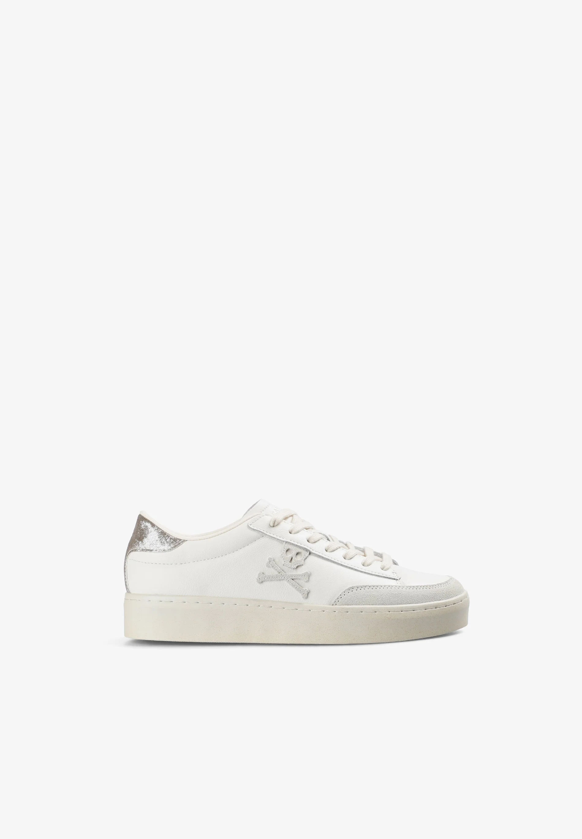 LOW TOP SNEAKERS WITH SIDE SKULL