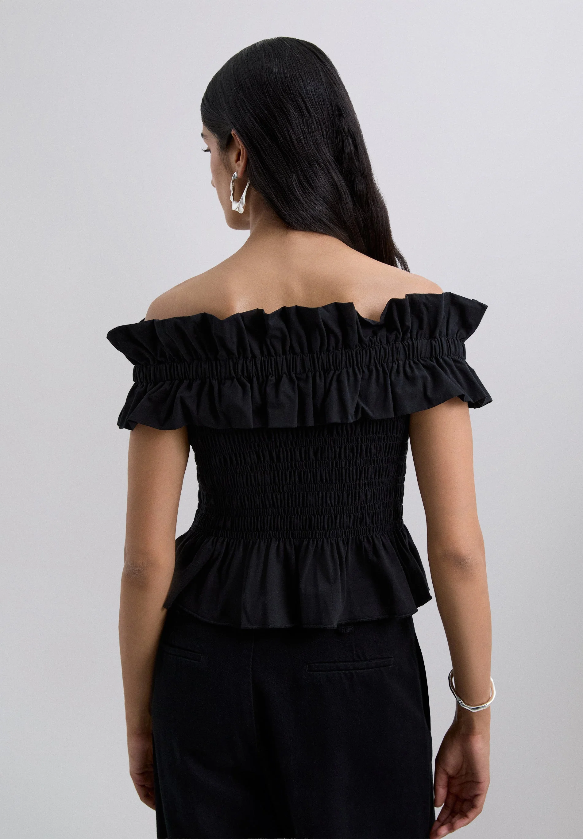 GATHERED RUFFLES TOP - Image 5