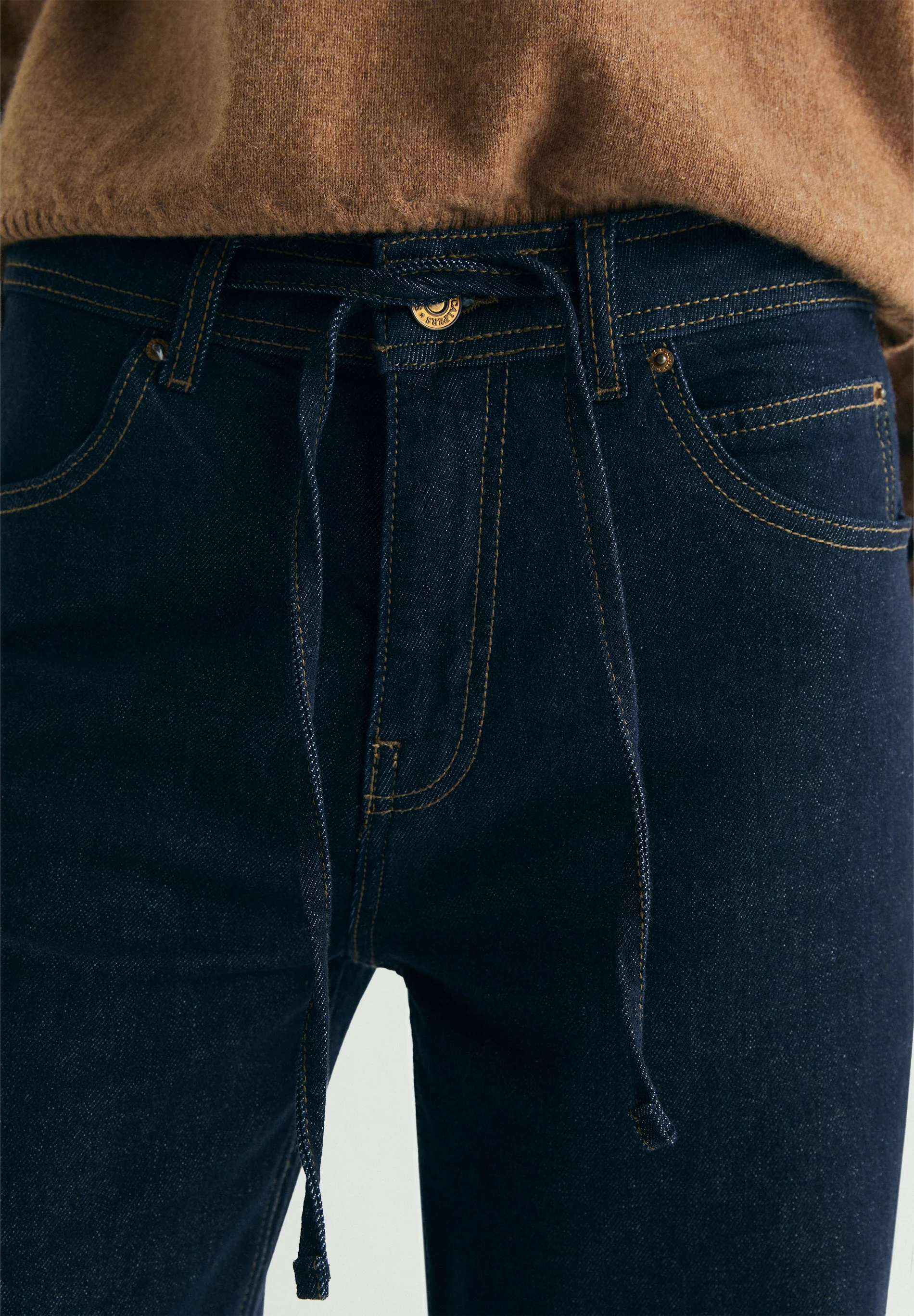 JEANS WITH WAISTBAND DETAIL - Image 5
