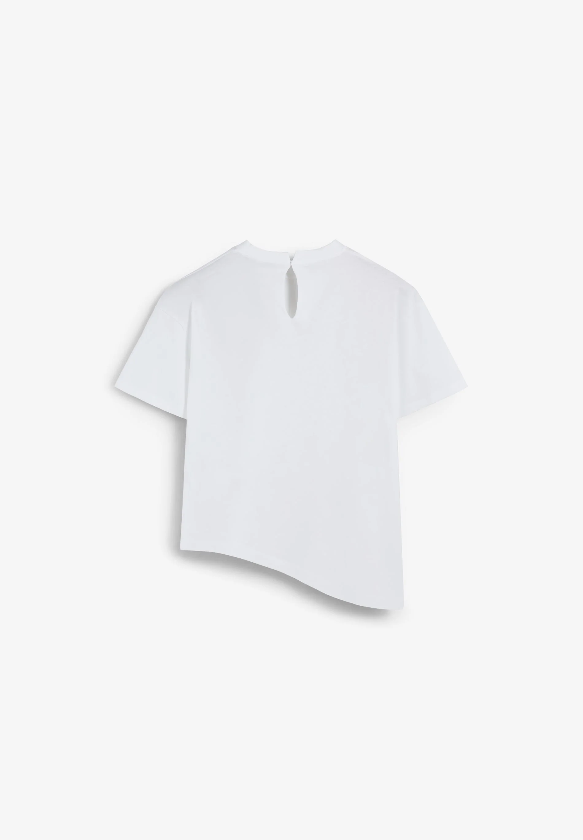 ASYMMETRIC ROUND NECK T-SHIRT - Image 6