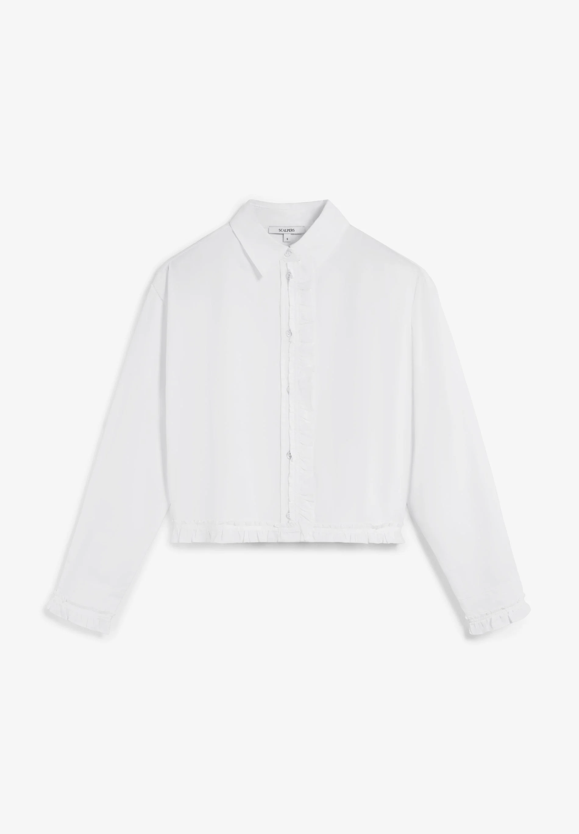 GATHERED CROPPED SHIRT - Image 5