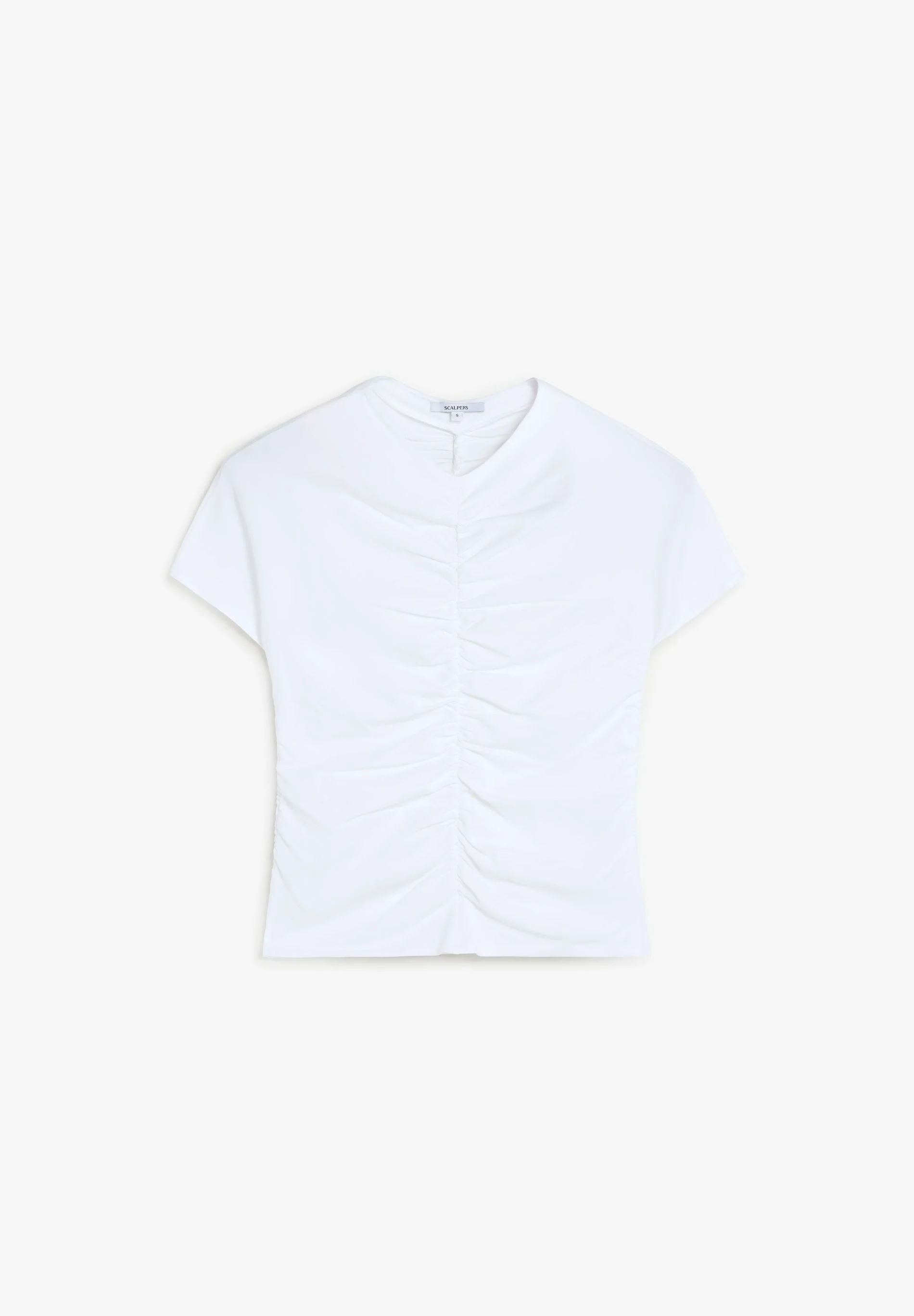 T-SHIRT WITH GATHERED DETAIL - Image 5