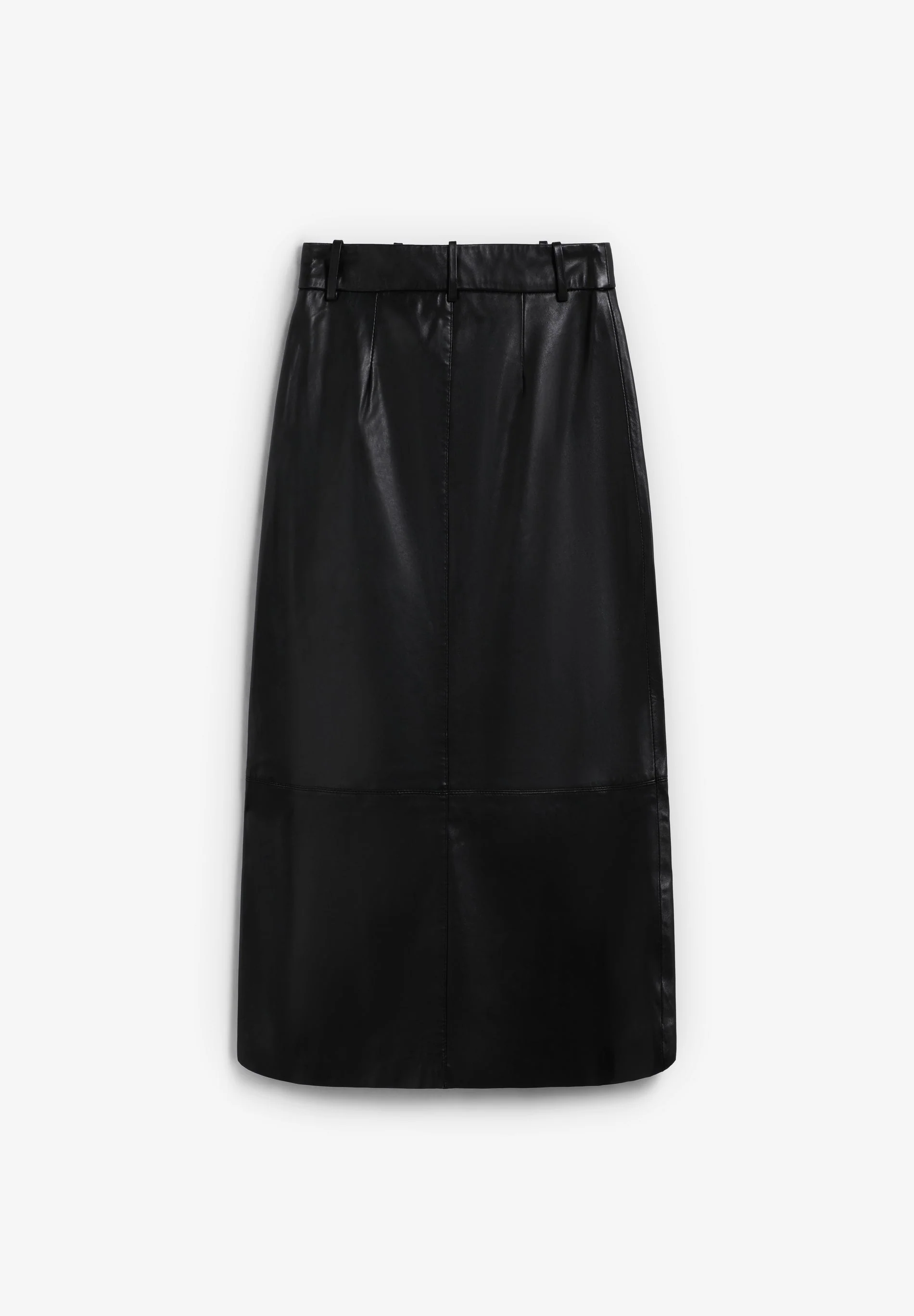 LEATHER MIDI SKIRT - Image 5