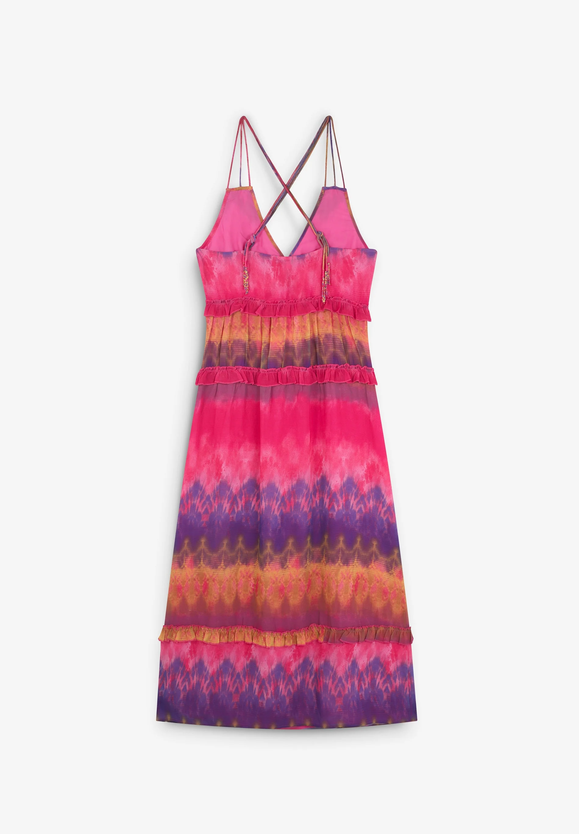 LONG TIE DYE DRESS - Image 8