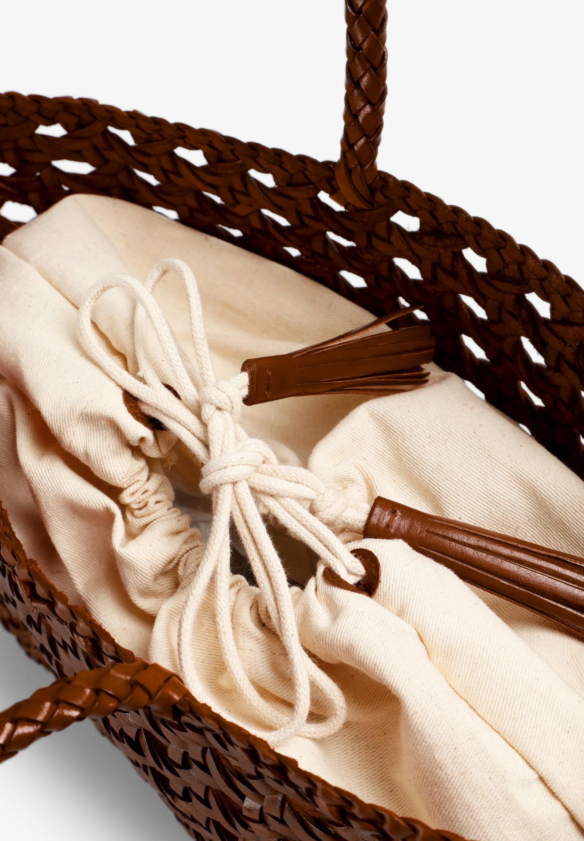BRAIDED LEATHER BAG - Image 5