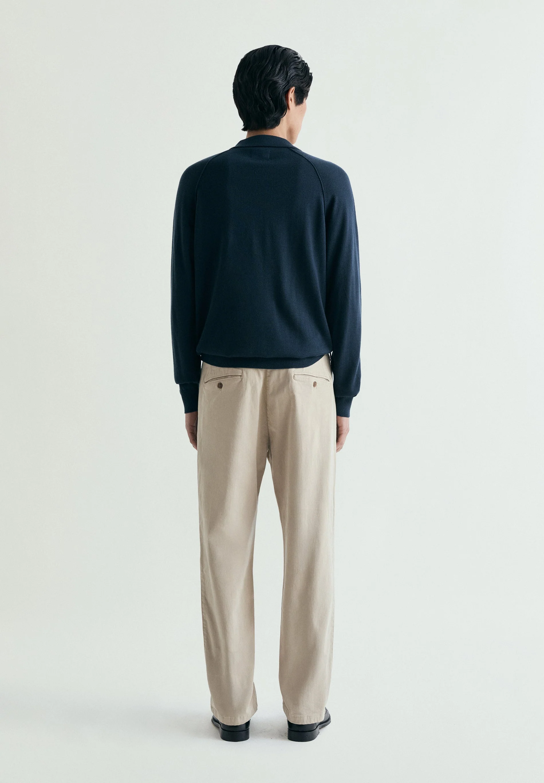CHINO TROUSERS WITH DARTS - Image 5