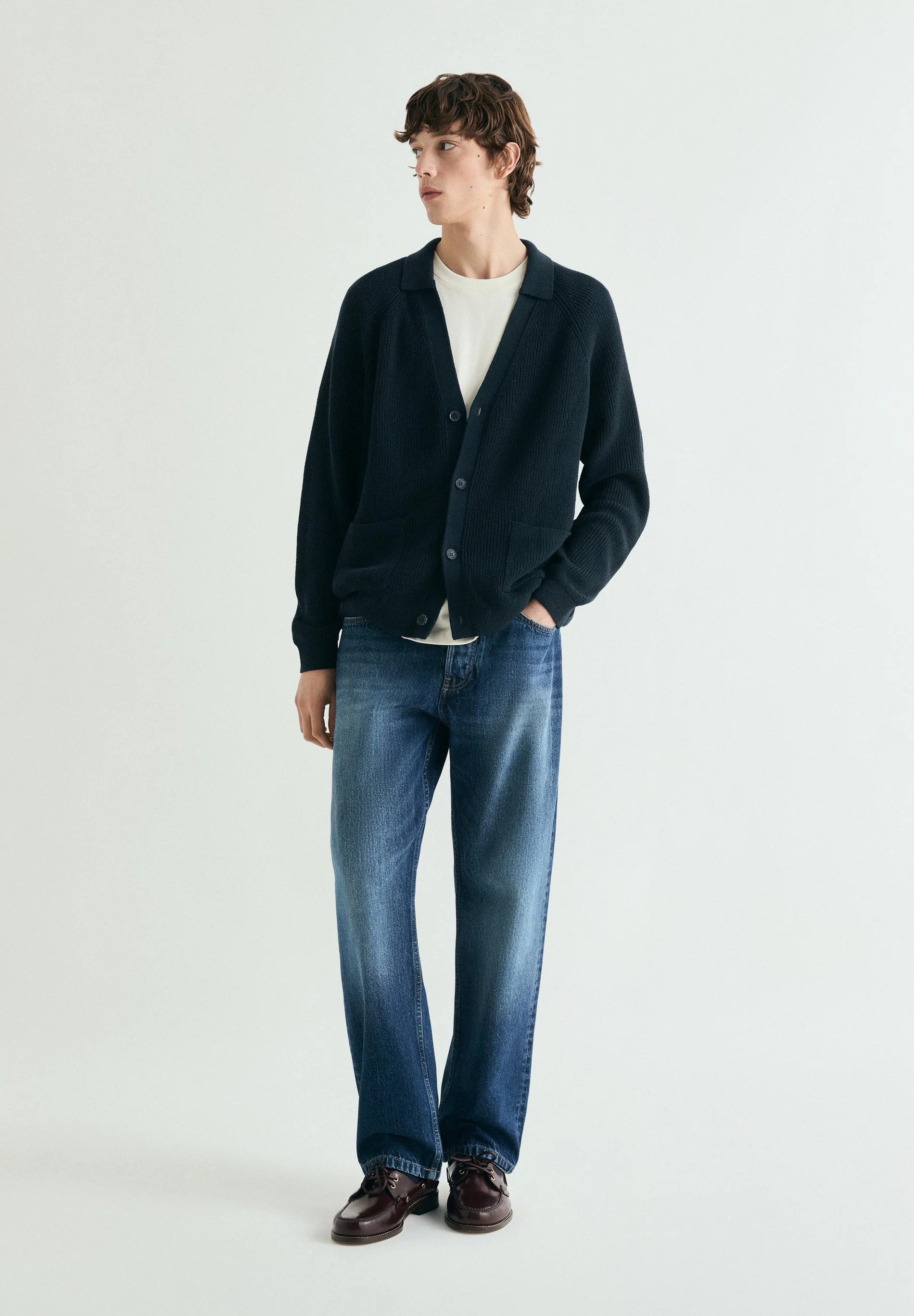 COTTON AND LINEN CARDIGAN