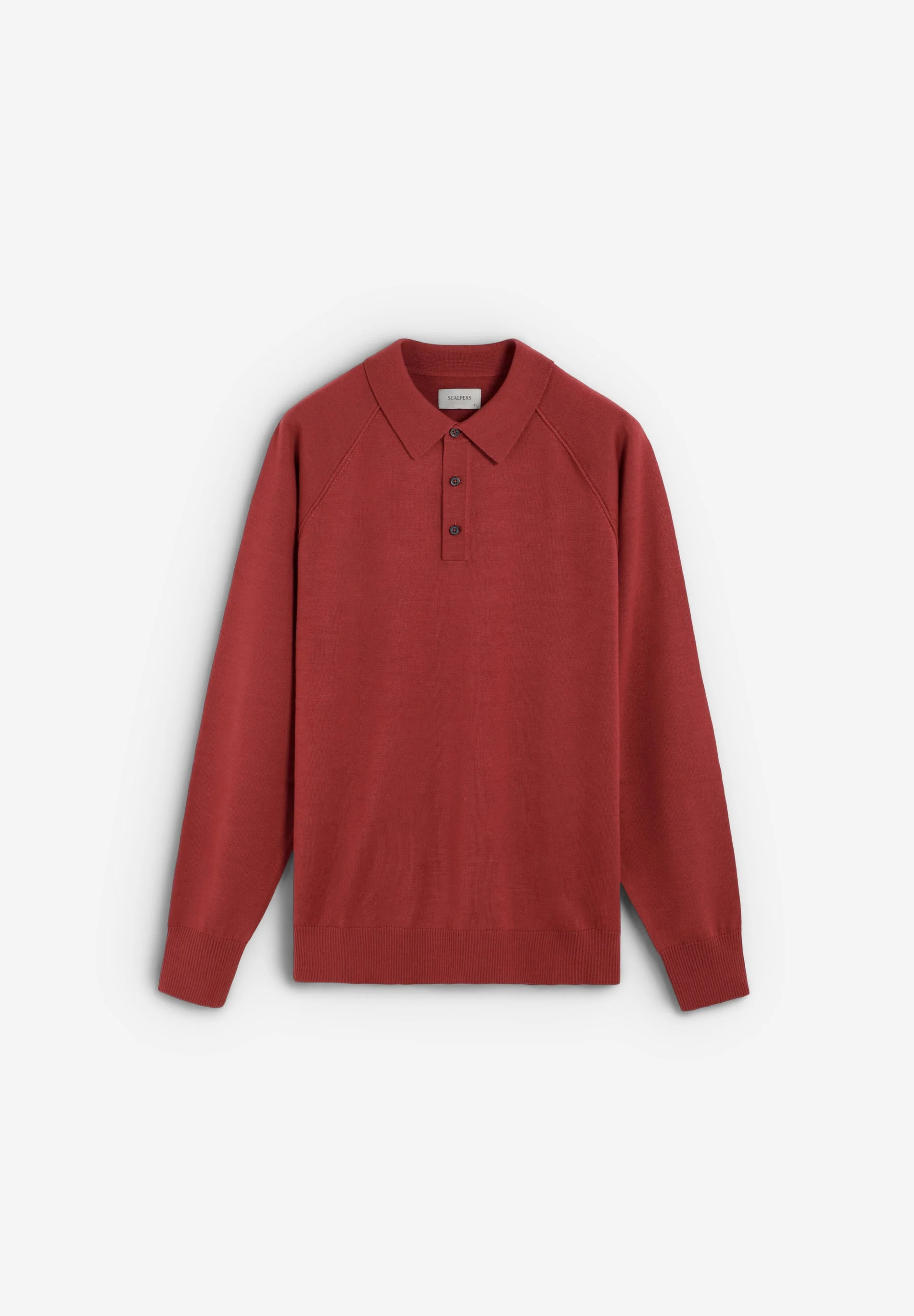 RAGLAN SLEEVE SWEATER WITH POLO SHIRT COLLAR - Image 6