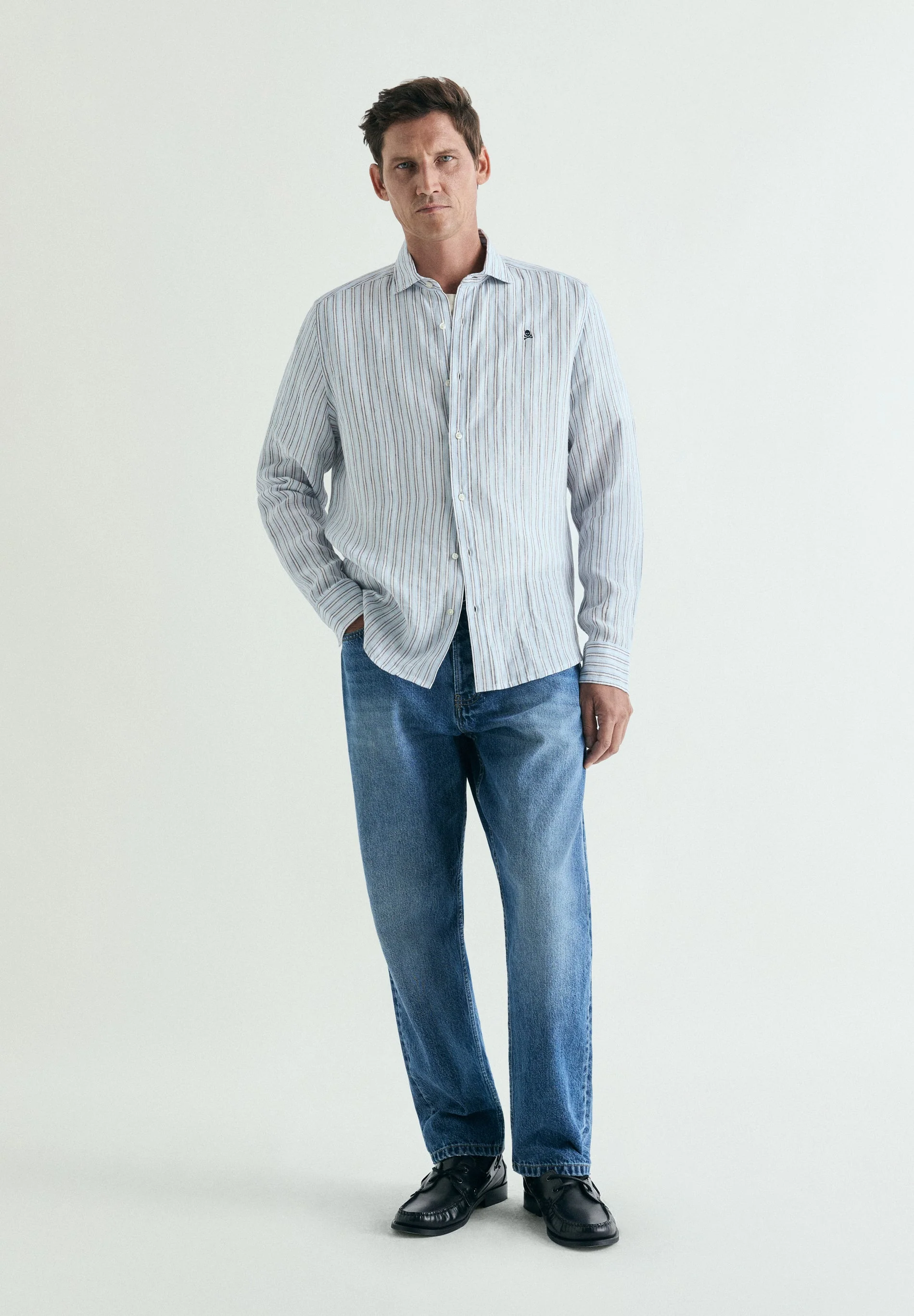 SLIM FIT LINEN SHIRT - Image 2