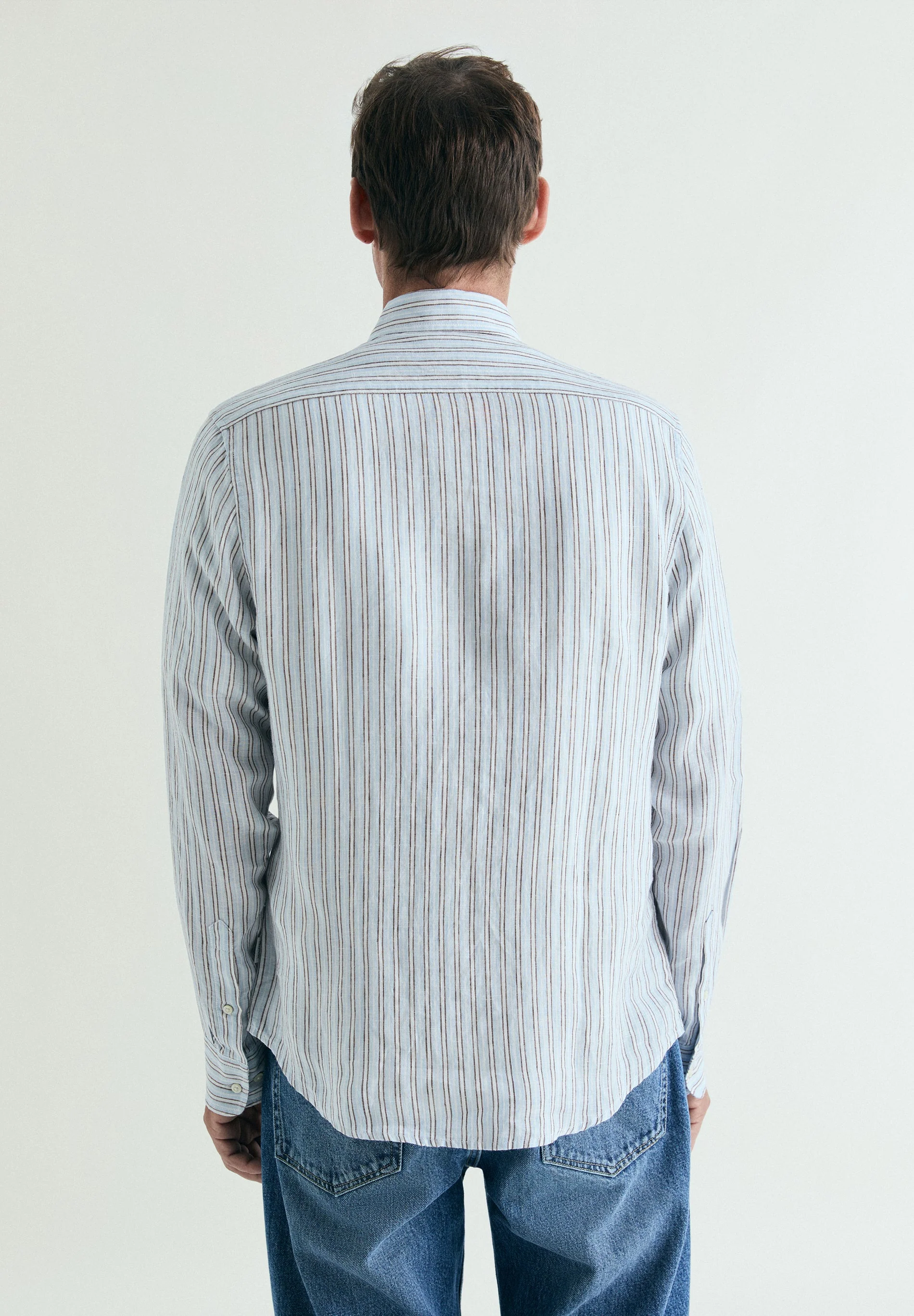 SLIM FIT LINEN SHIRT - Image 4