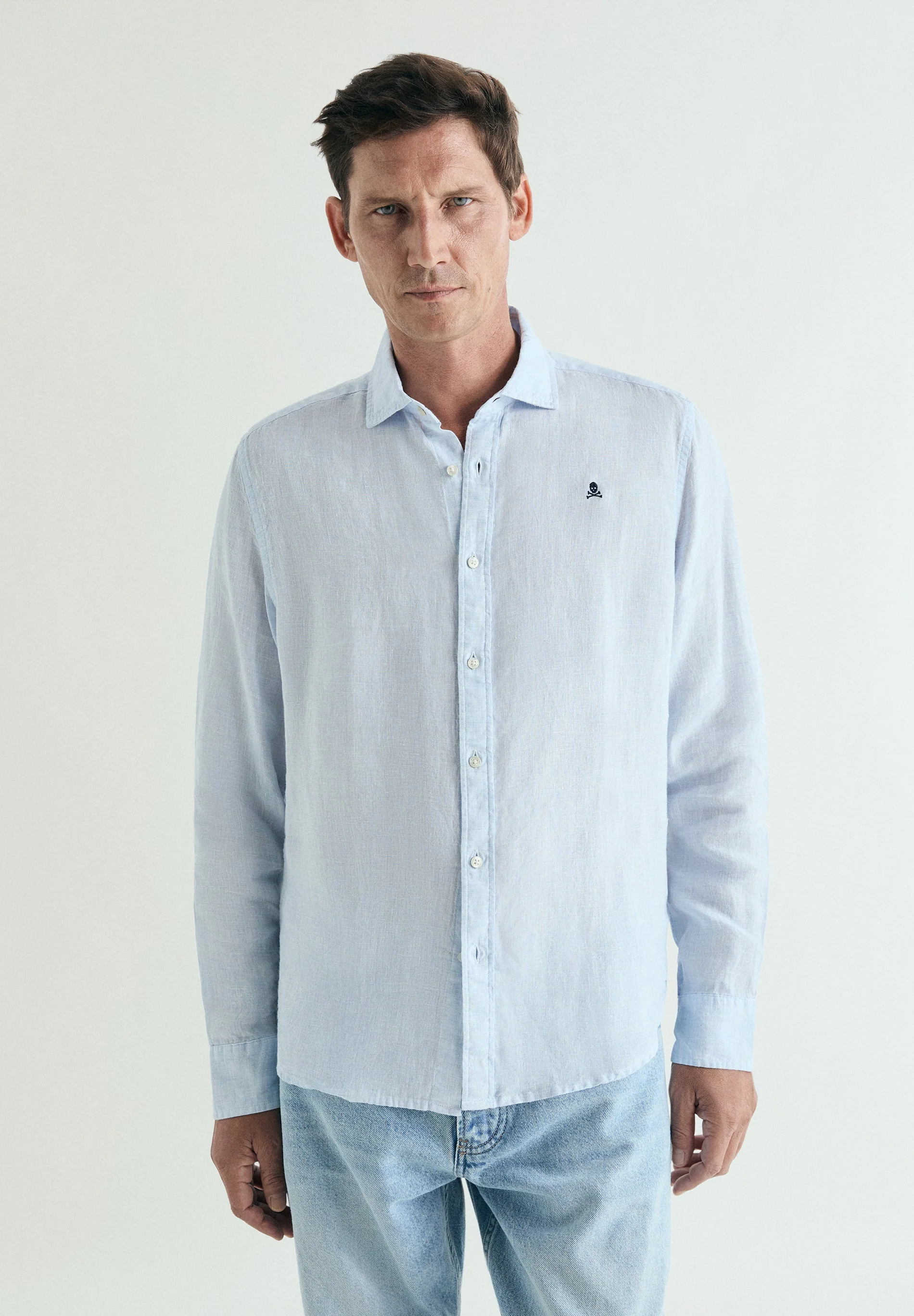 SLIM FIT LINEN SHIRT - Image 2
