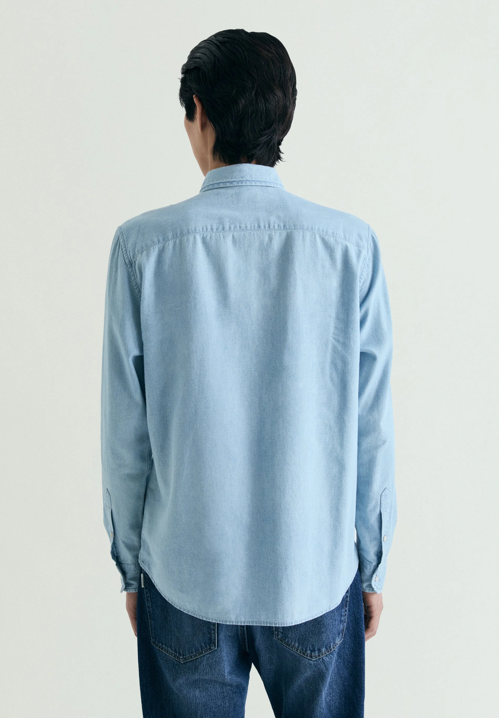 DENIM SHIRT WITH POCKETS - Image 4