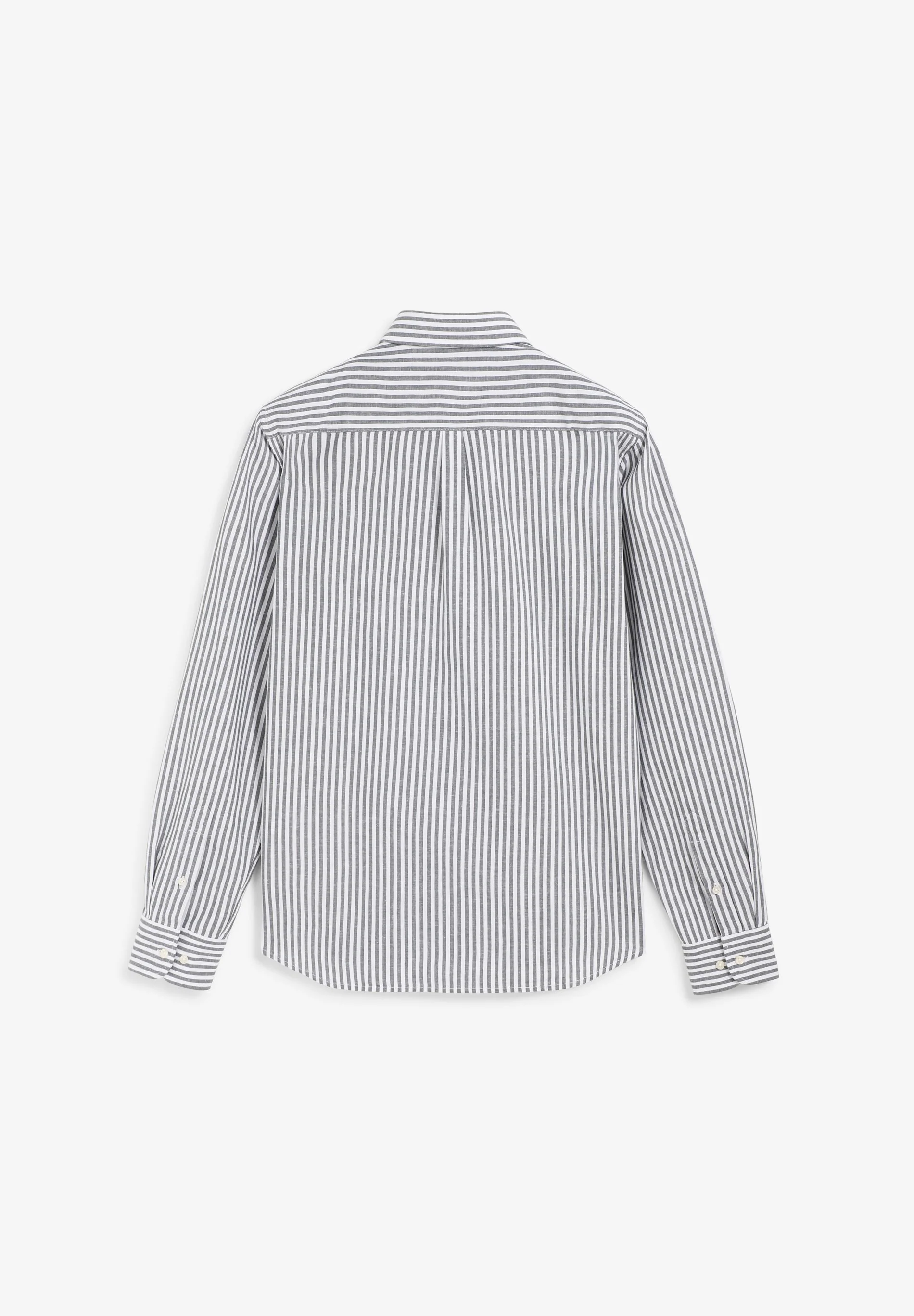 COTTON AND LINEN OXFORD SHIRT - Image 2