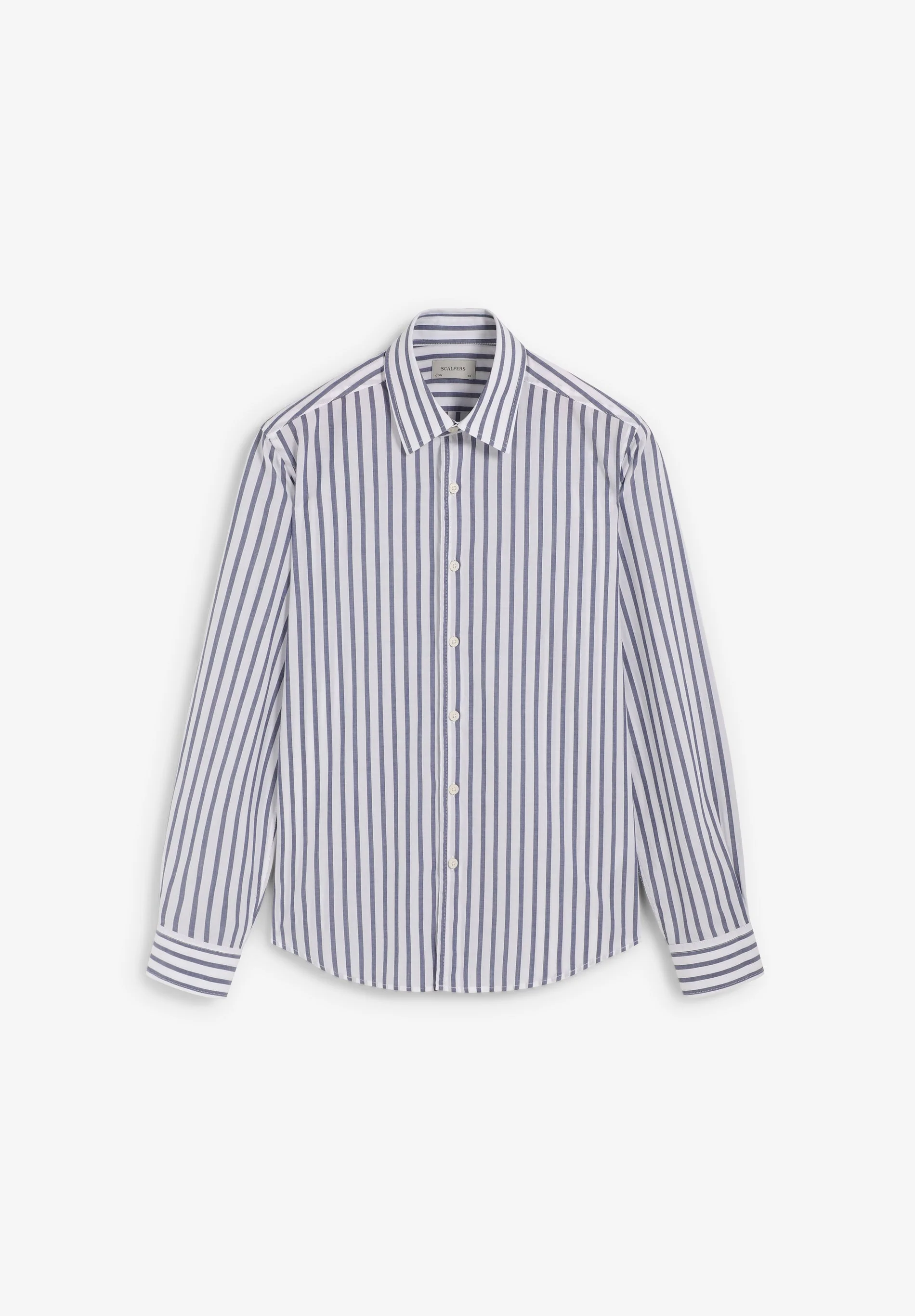 REGULAR FIT STRIPED COTTON SHIRT - Image 2