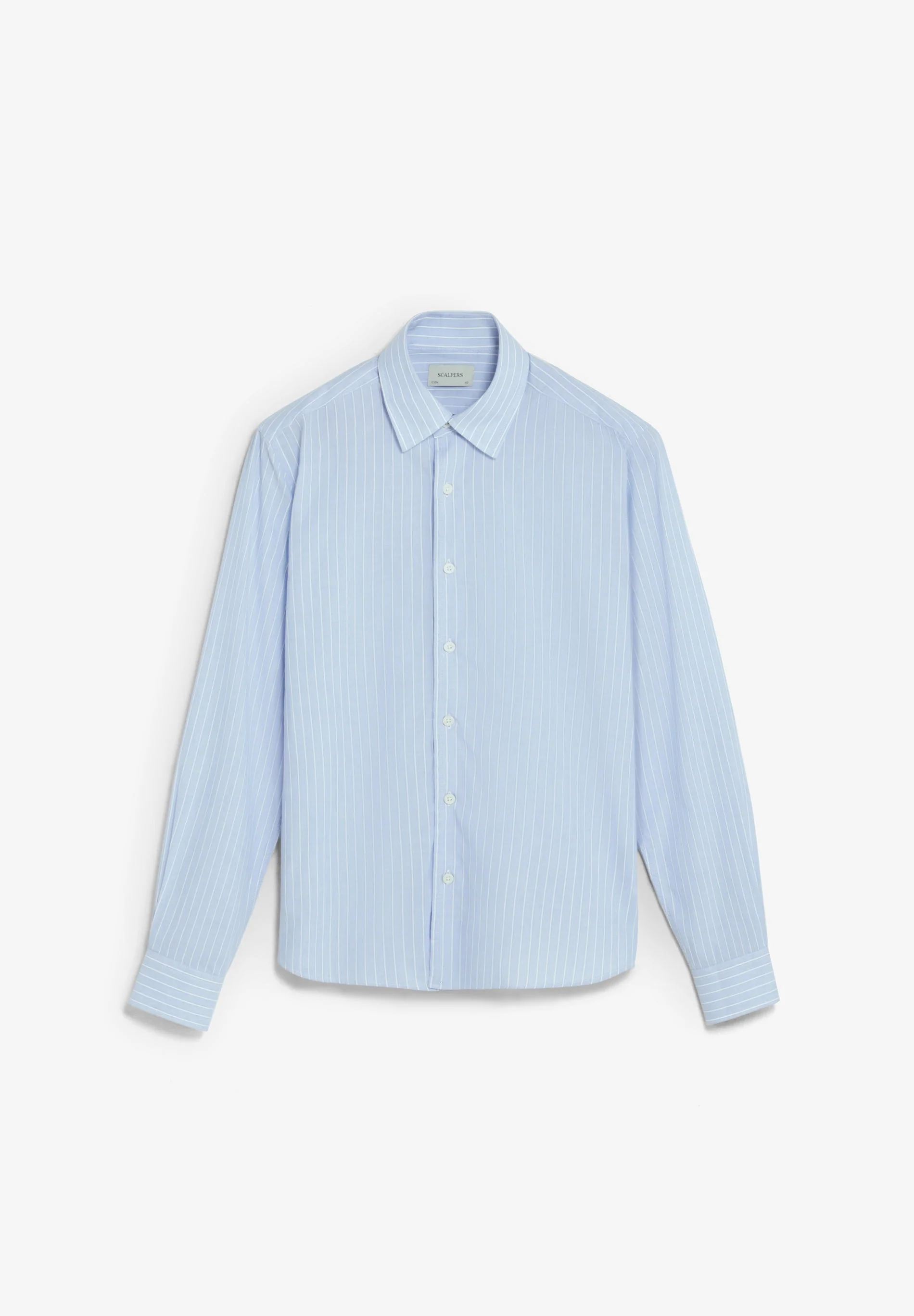 REGULAR FIT STRIPED COTTON SHIRT - Image 11